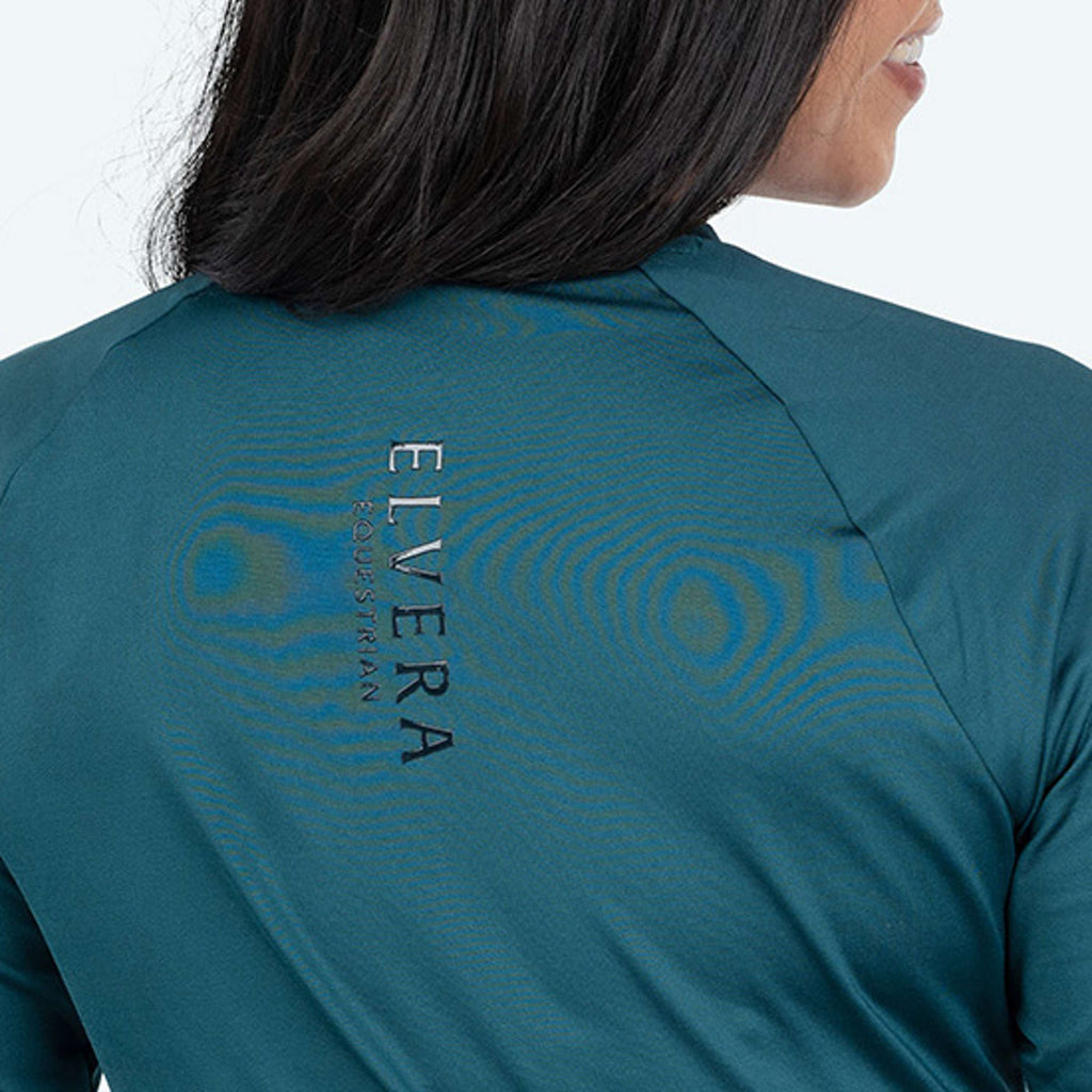 Elvera Equestrian Camiseta de rendimiento EELunara Deep Teal