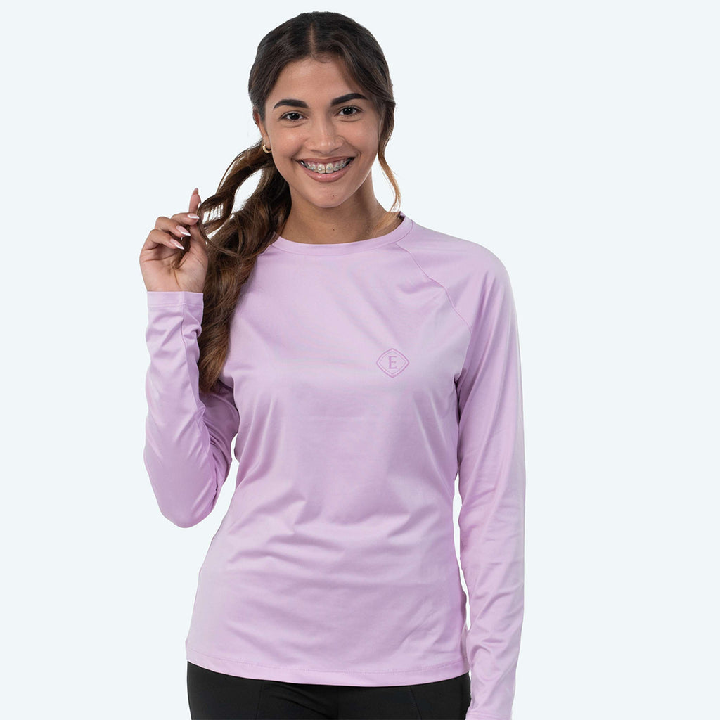 Elvera Equestrian Camiseta de rendimiento EELunara Lila Purple