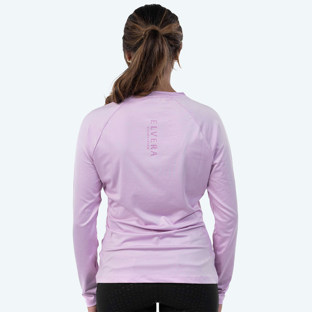 Elvera Equestrian Camiseta de rendimiento EELunara Lila Purple