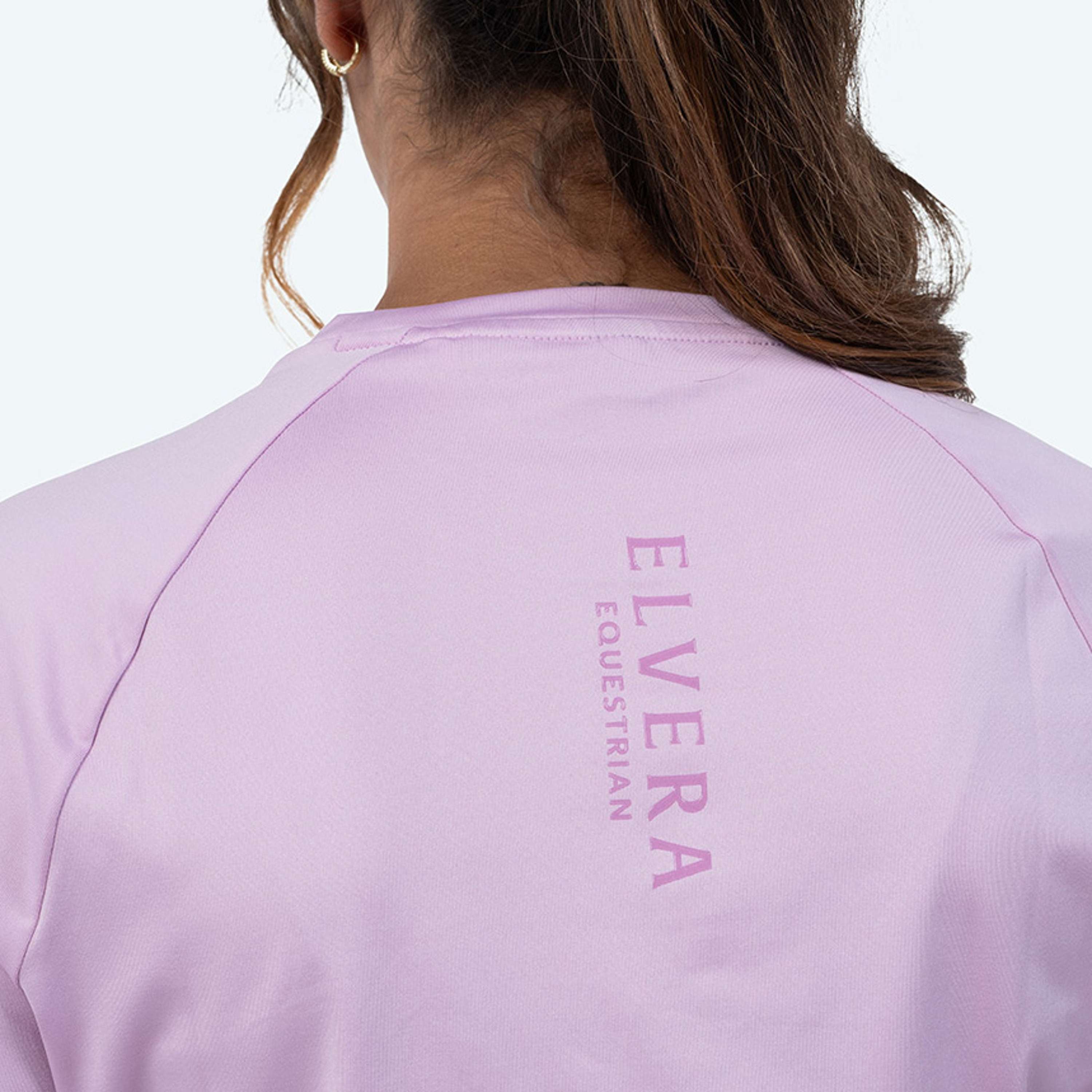 Elvera Equestrian Camiseta de rendimiento EELunara Lila Purple