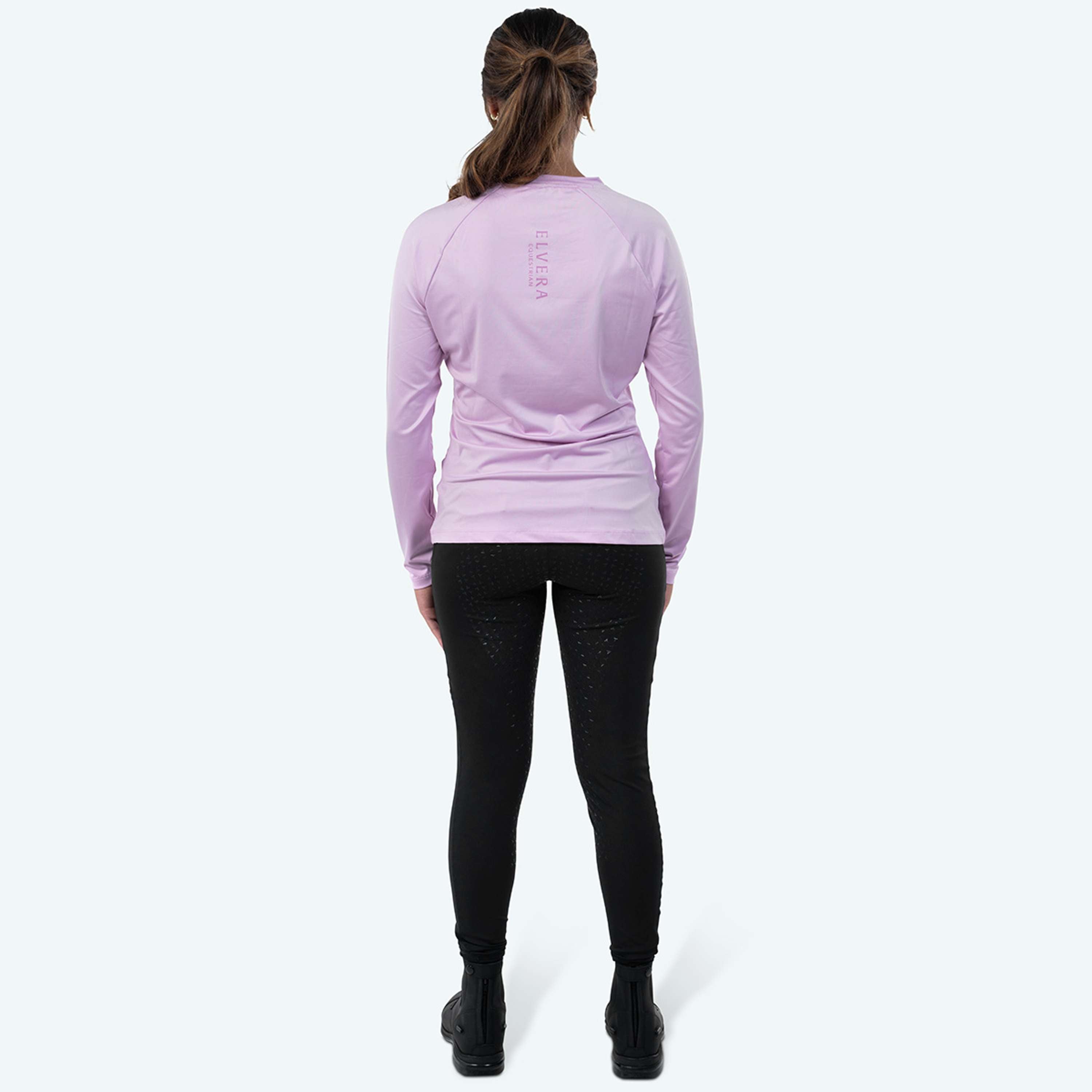 Elvera Equestrian Camiseta de rendimiento EELunara Lila Purple