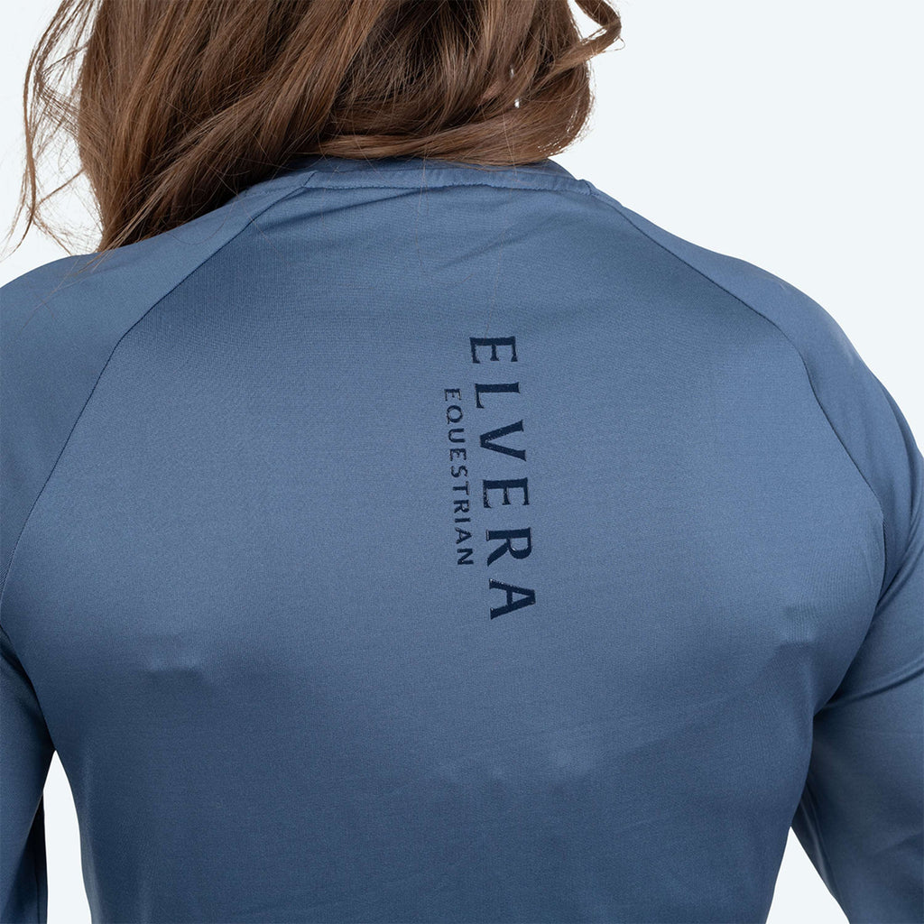 Elvera Equestrian Camiseta de rendimiento EELunara Dove Blue