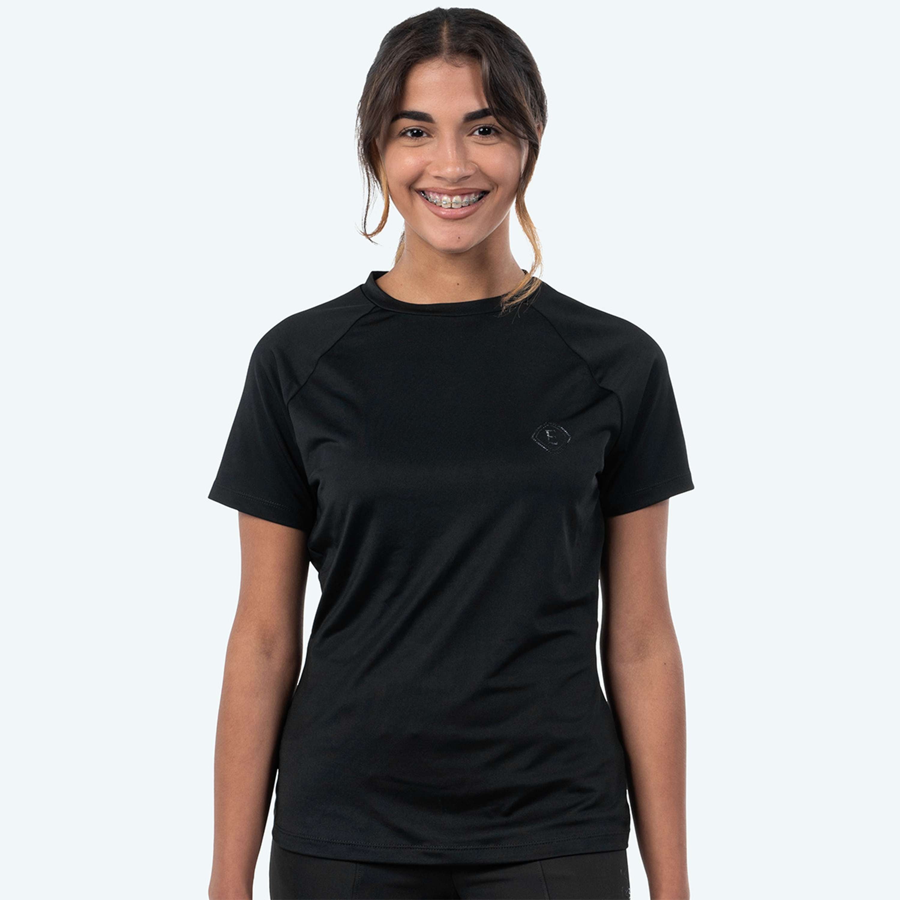 Elvera Equestrian Camiseta de rendimiento EENova Negro