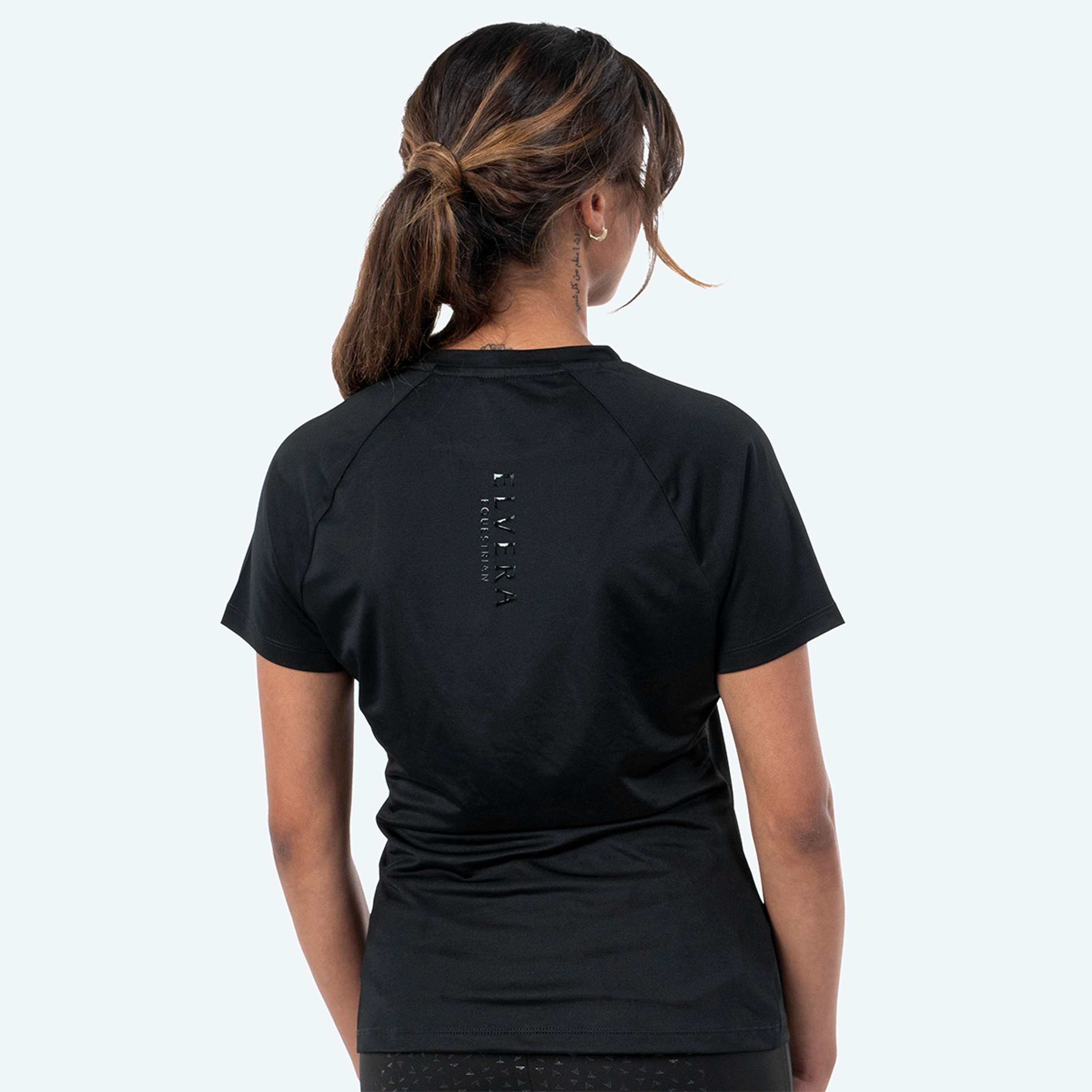 Elvera Equestrian Camiseta de rendimiento EENova Negro