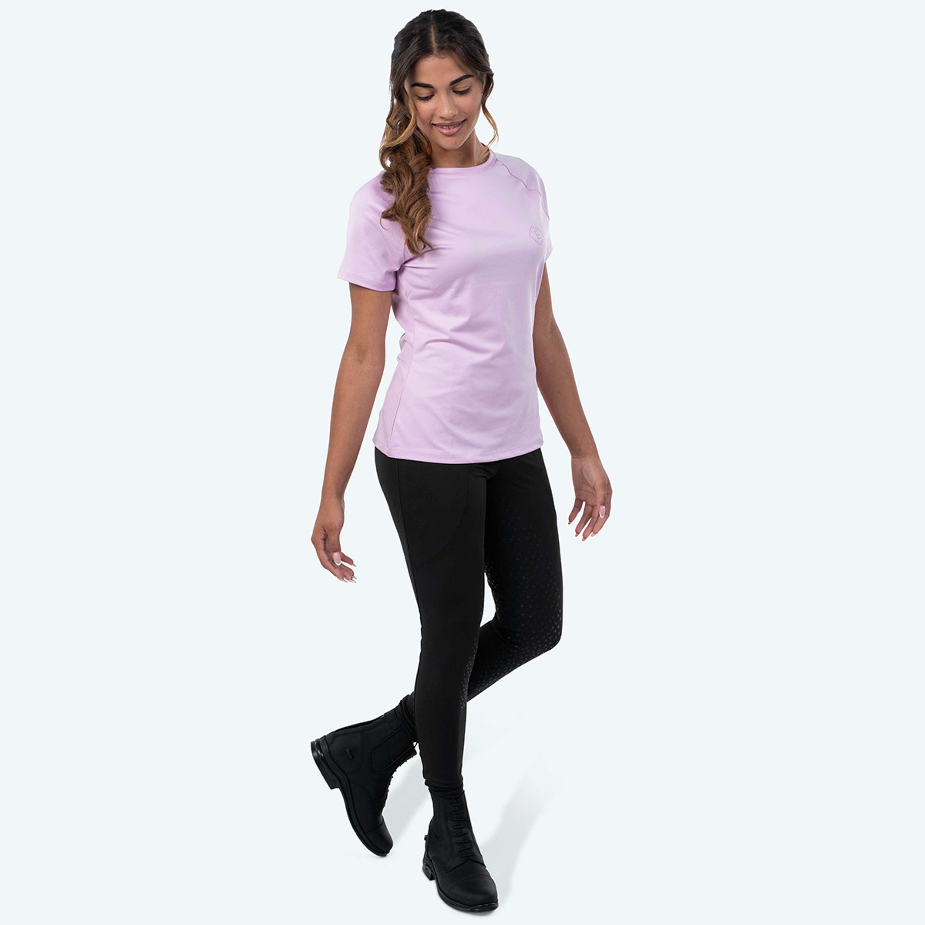 Elvera Equestrian Camiseta de rendimiento EENova Lila Purple