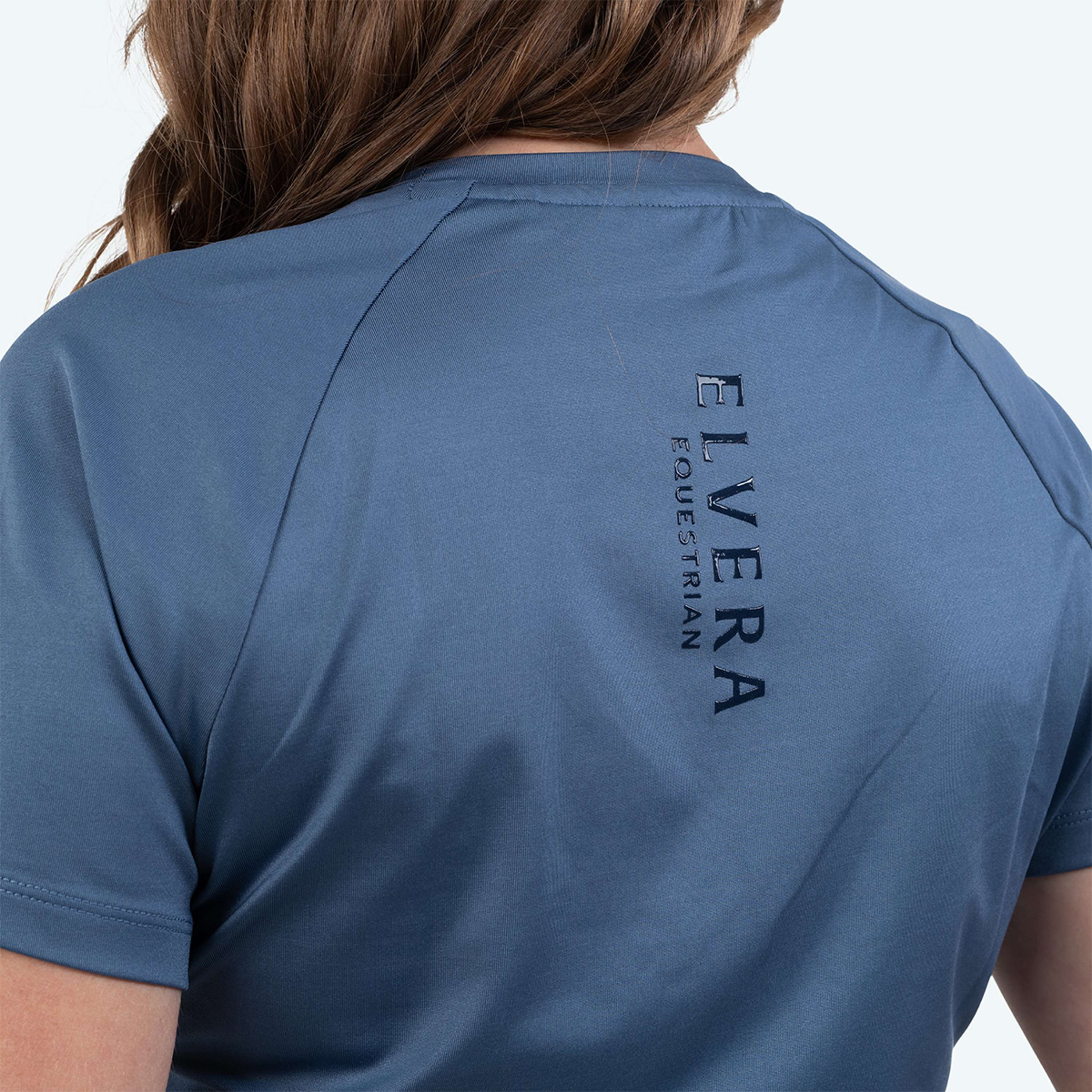 Elvera Equestrian Camiseta de rendimiento EENova Dove Blue
