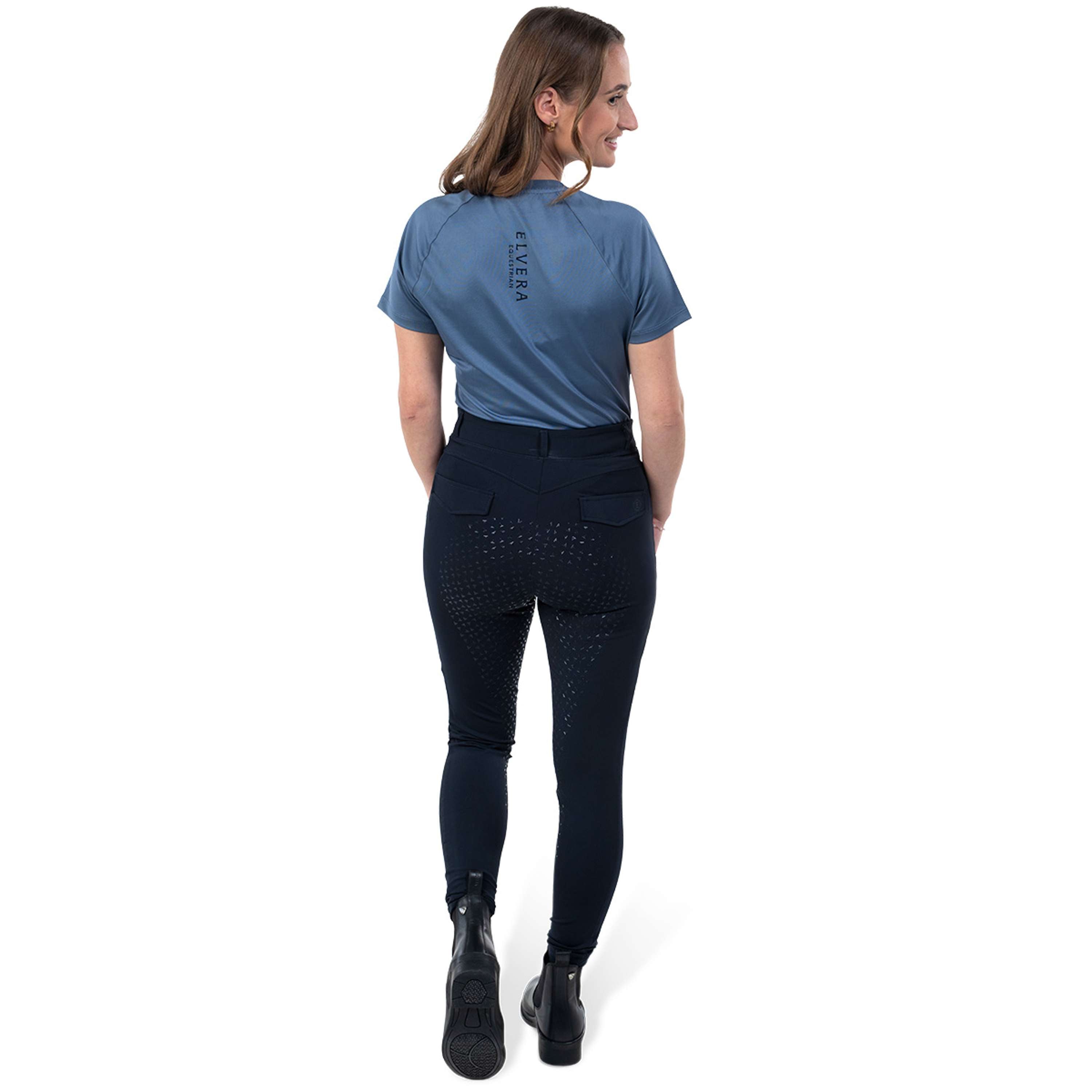 Elvera Equestrian Camiseta de rendimiento EENova Dove Blue