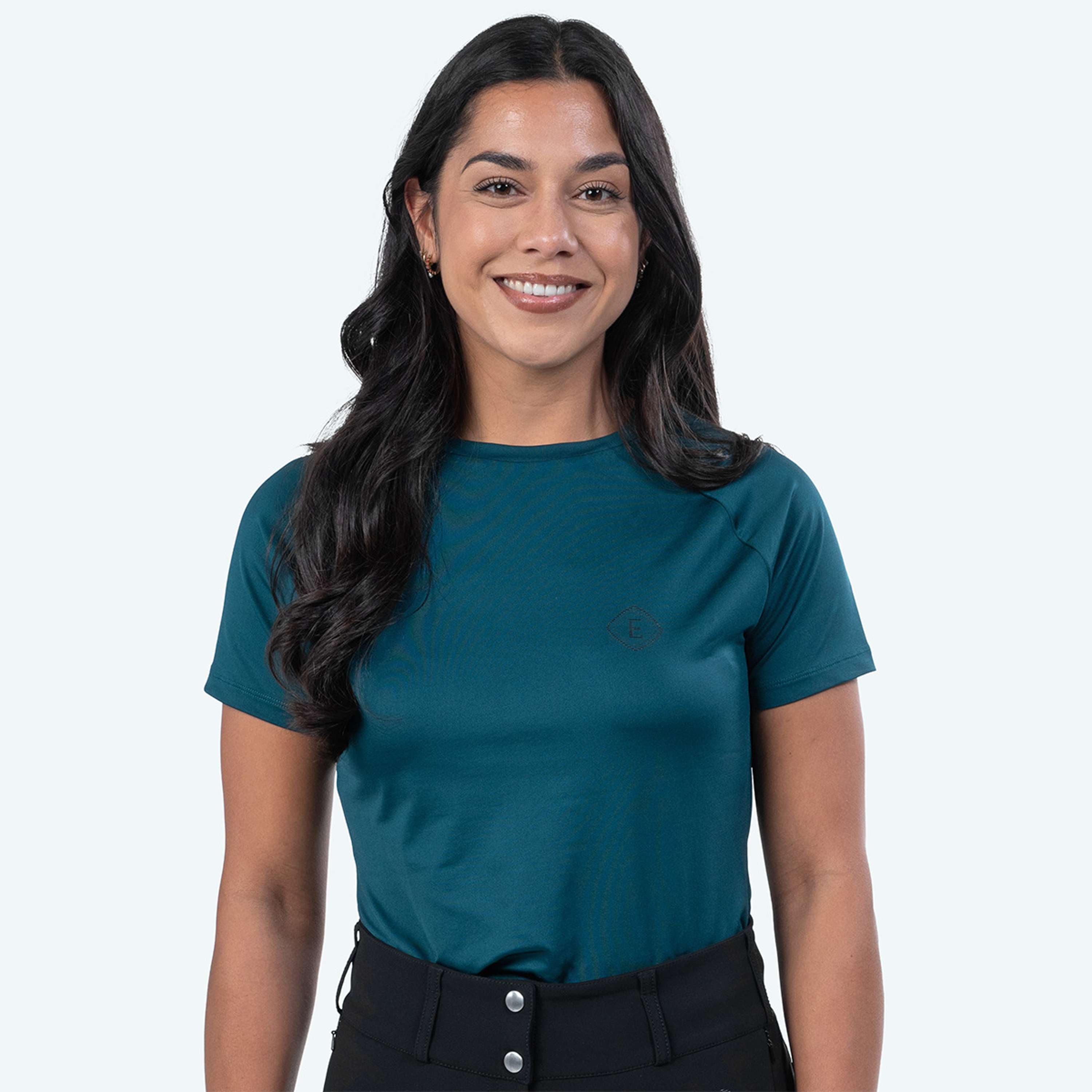 Elvera Equestrian Camiseta de rendimiento EENova Deep Teal