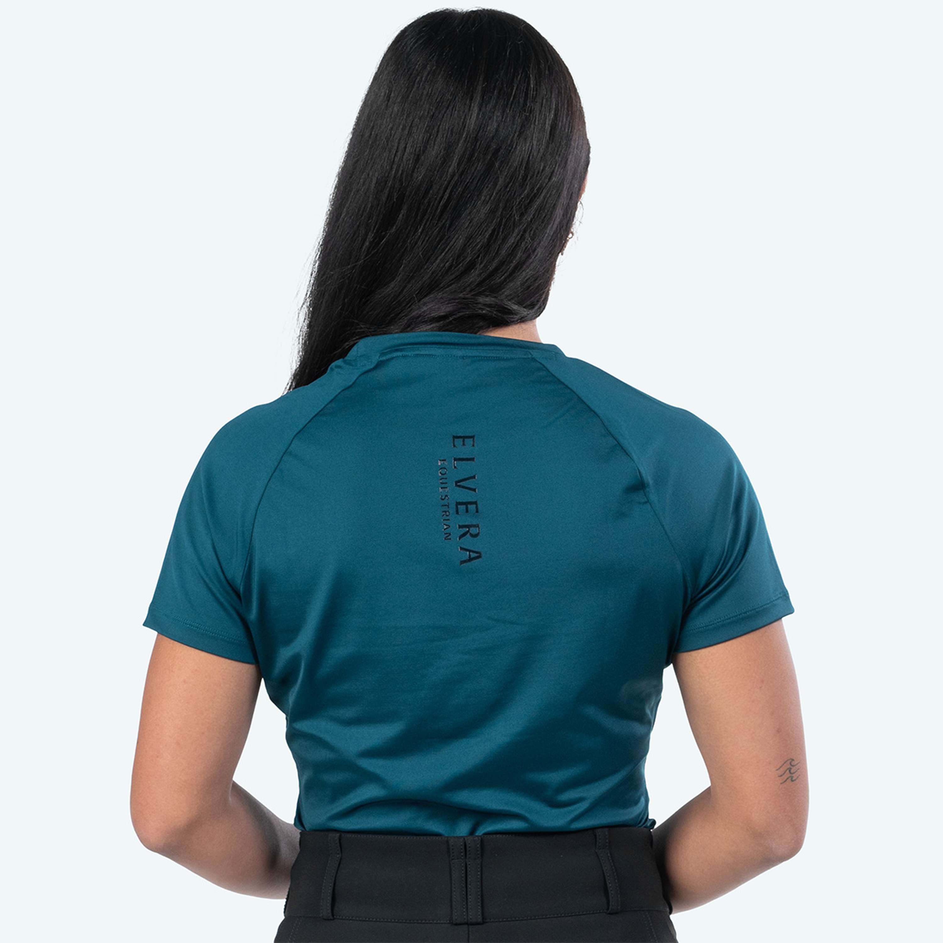 Elvera Equestrian Camiseta de rendimiento EENova Deep Teal