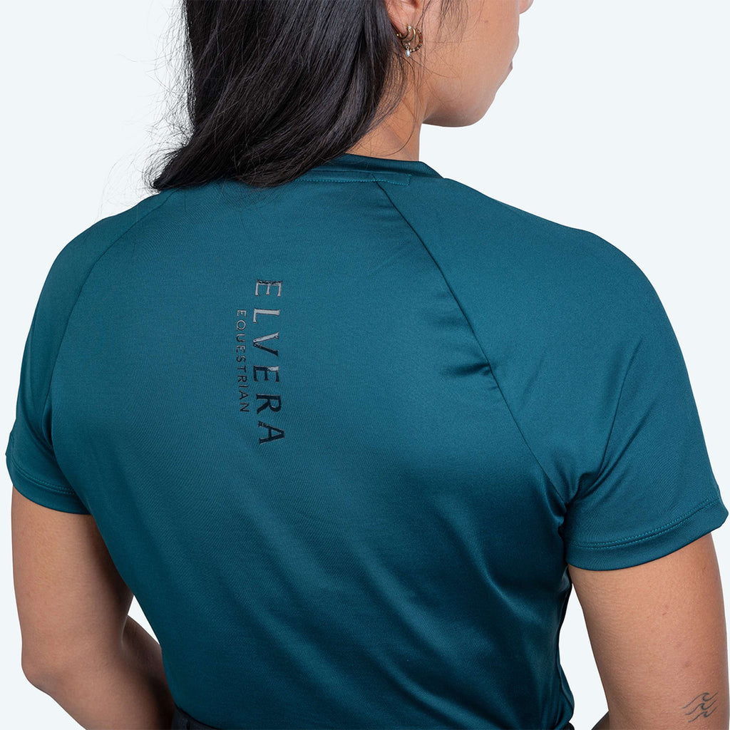 Elvera Equestrian Camiseta de rendimiento EENova Deep Teal