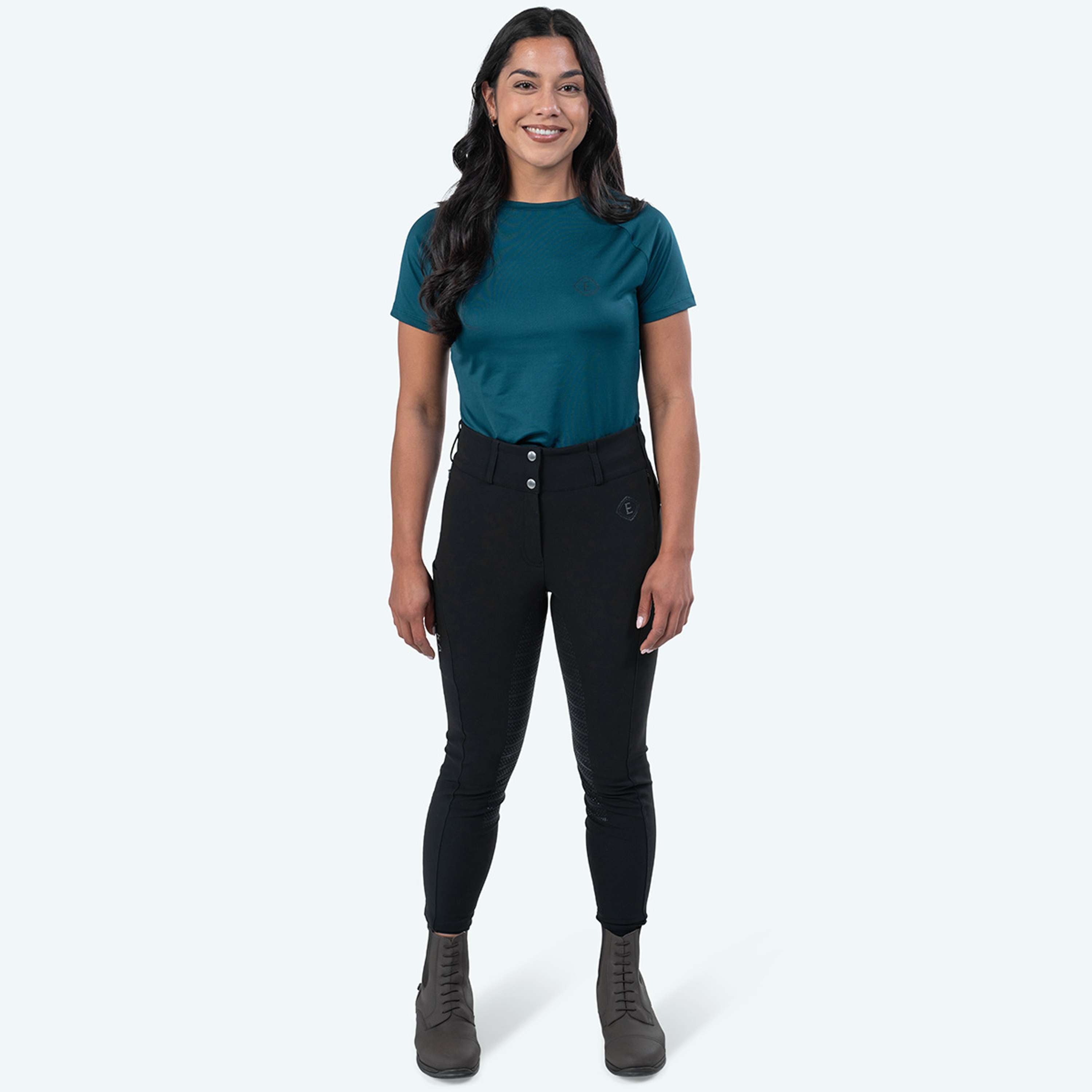 Elvera Equestrian Camiseta de rendimiento EENova Deep Teal