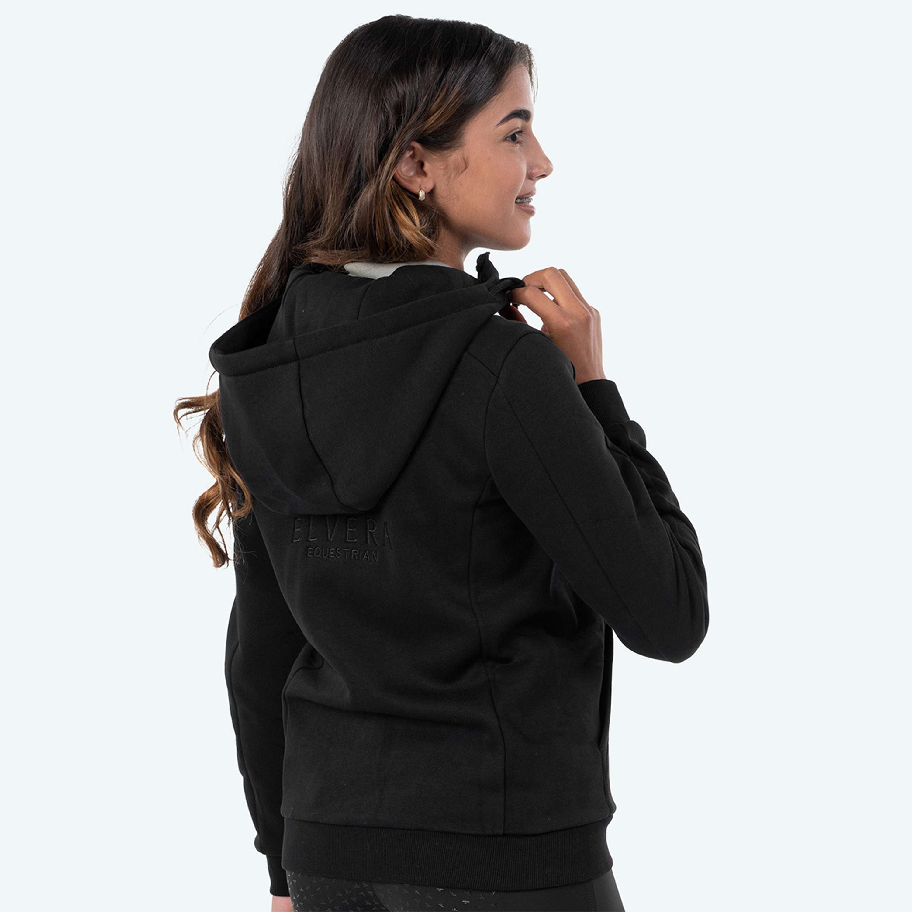 Elvera Equestrian Sudadera con capucha y cremallera EEValera Negro