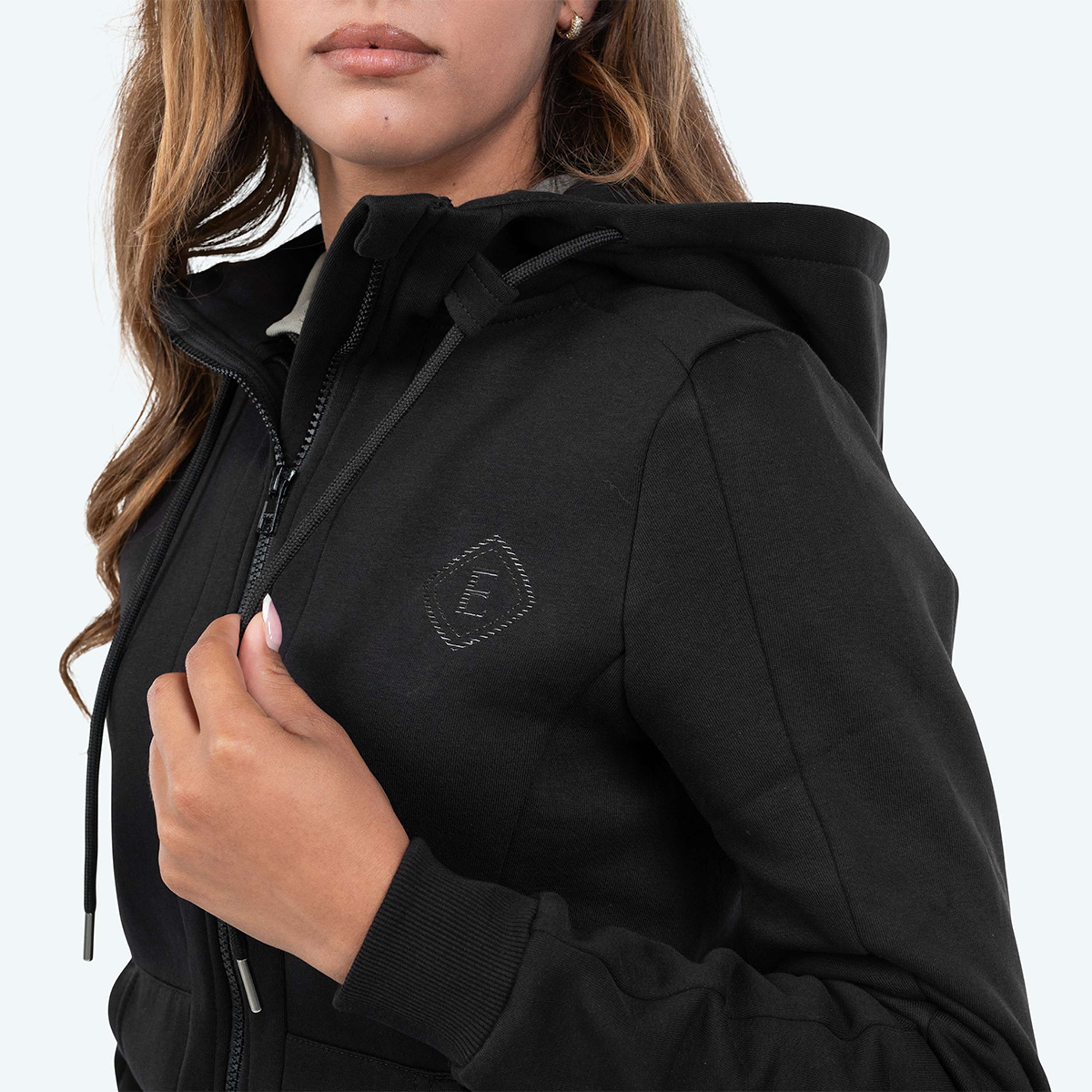 Elvera Equestrian Sudadera con capucha y cremallera EEValera Negro