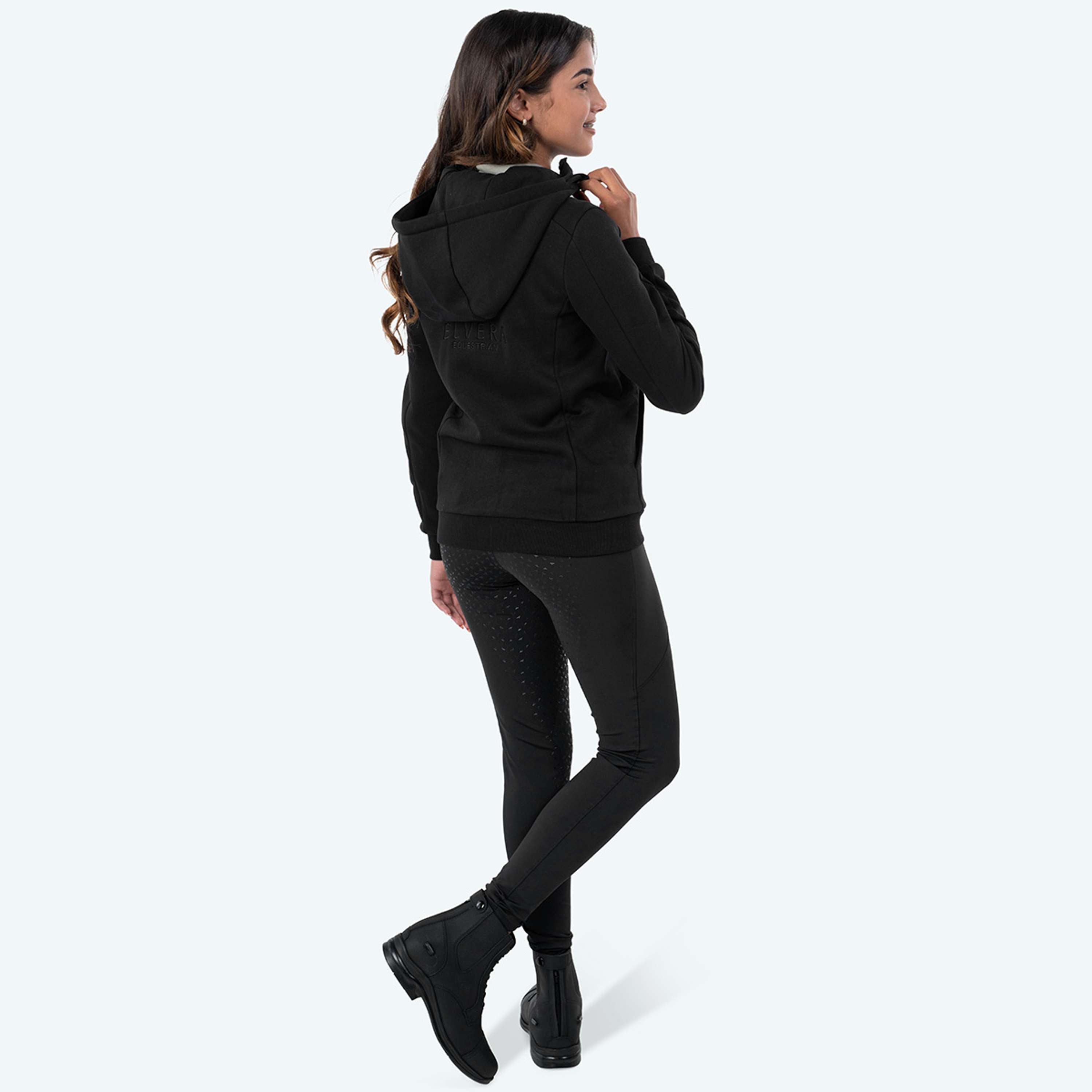 Elvera Equestrian Sudadera con capucha y cremallera EEValera Negro
