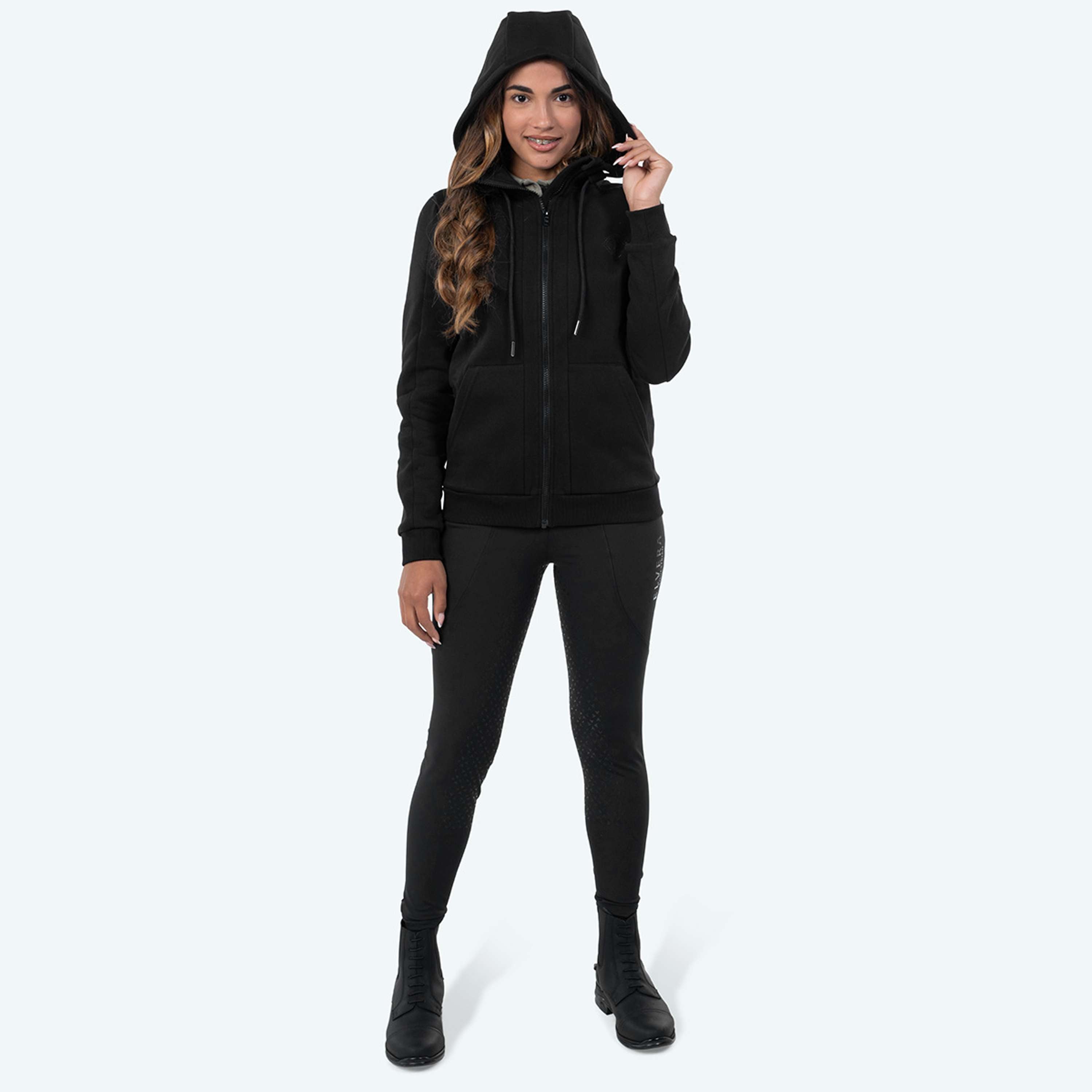 Elvera Equestrian Sudadera con capucha y cremallera EEValera Negro