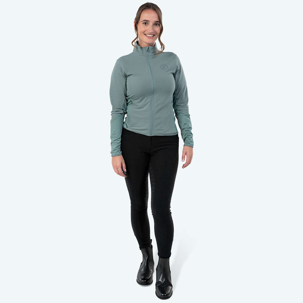 Elvera Equestrian Chaleco de Entrenamiento EEAveline Stormy Green
