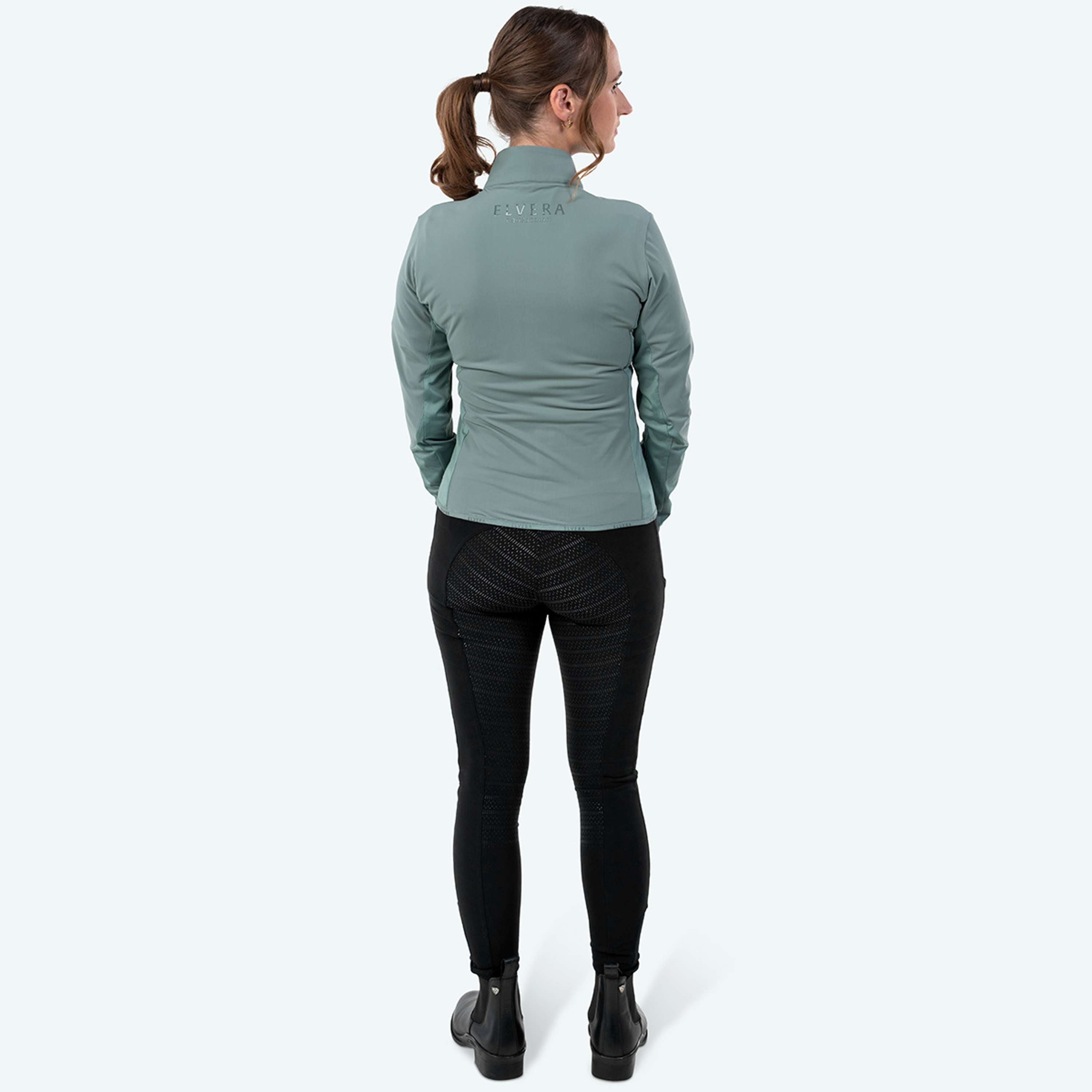 Elvera Equestrian Chaleco de Entrenamiento EEAveline Stormy Green