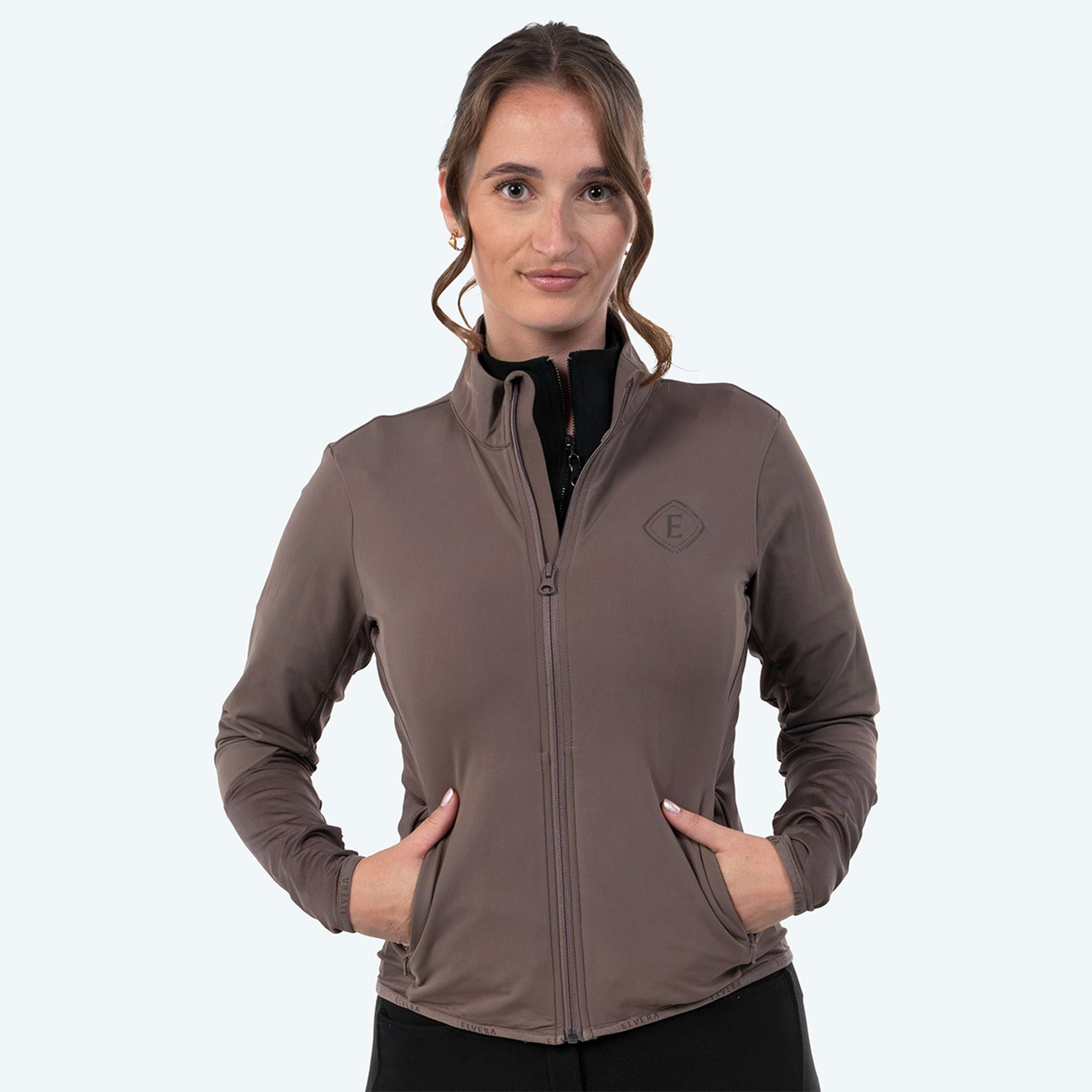 Elvera Equestrian Chaleco de Entrenamiento EEAveline Dark Taupe