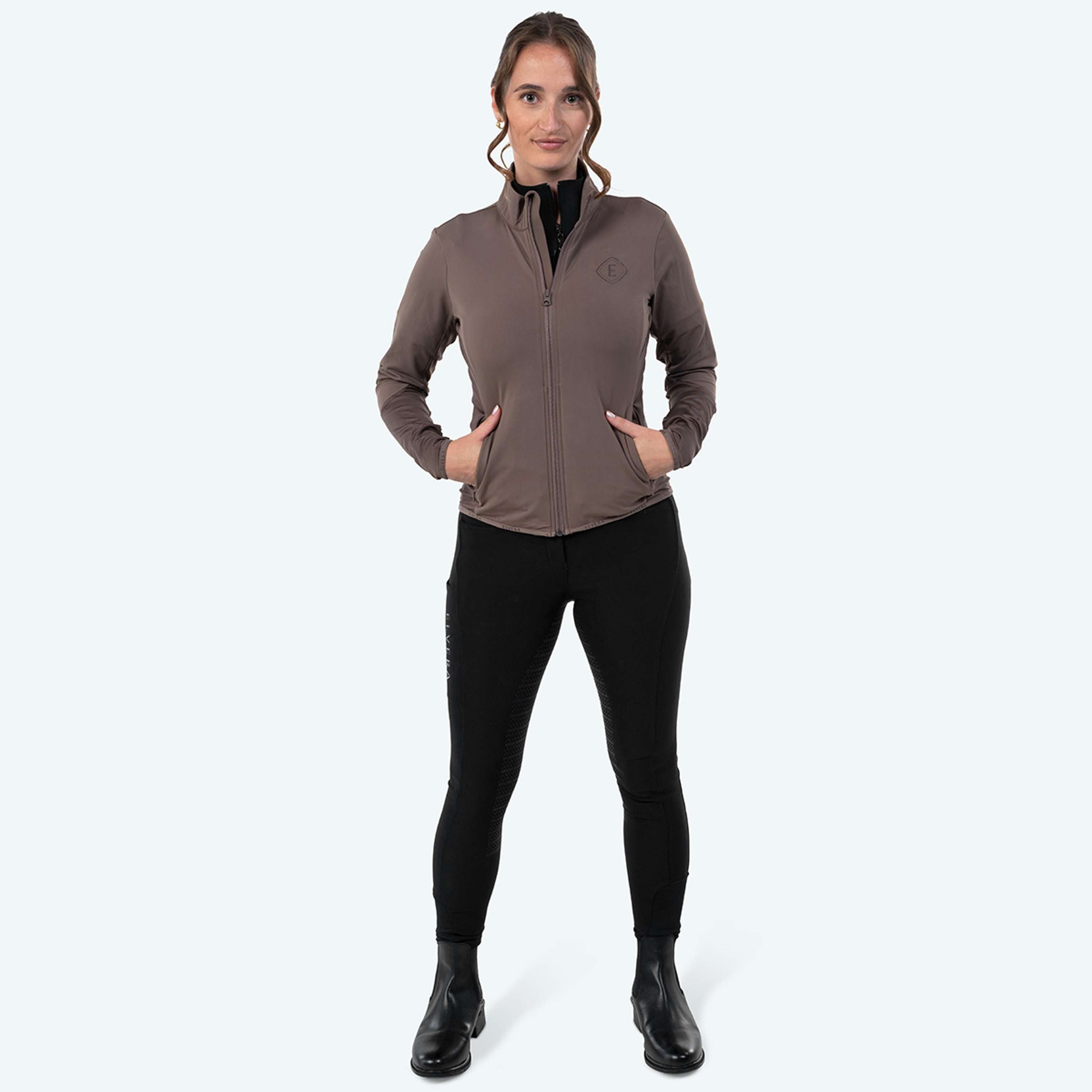 Elvera Equestrian Chaleco de Entrenamiento EEAveline Dark Taupe