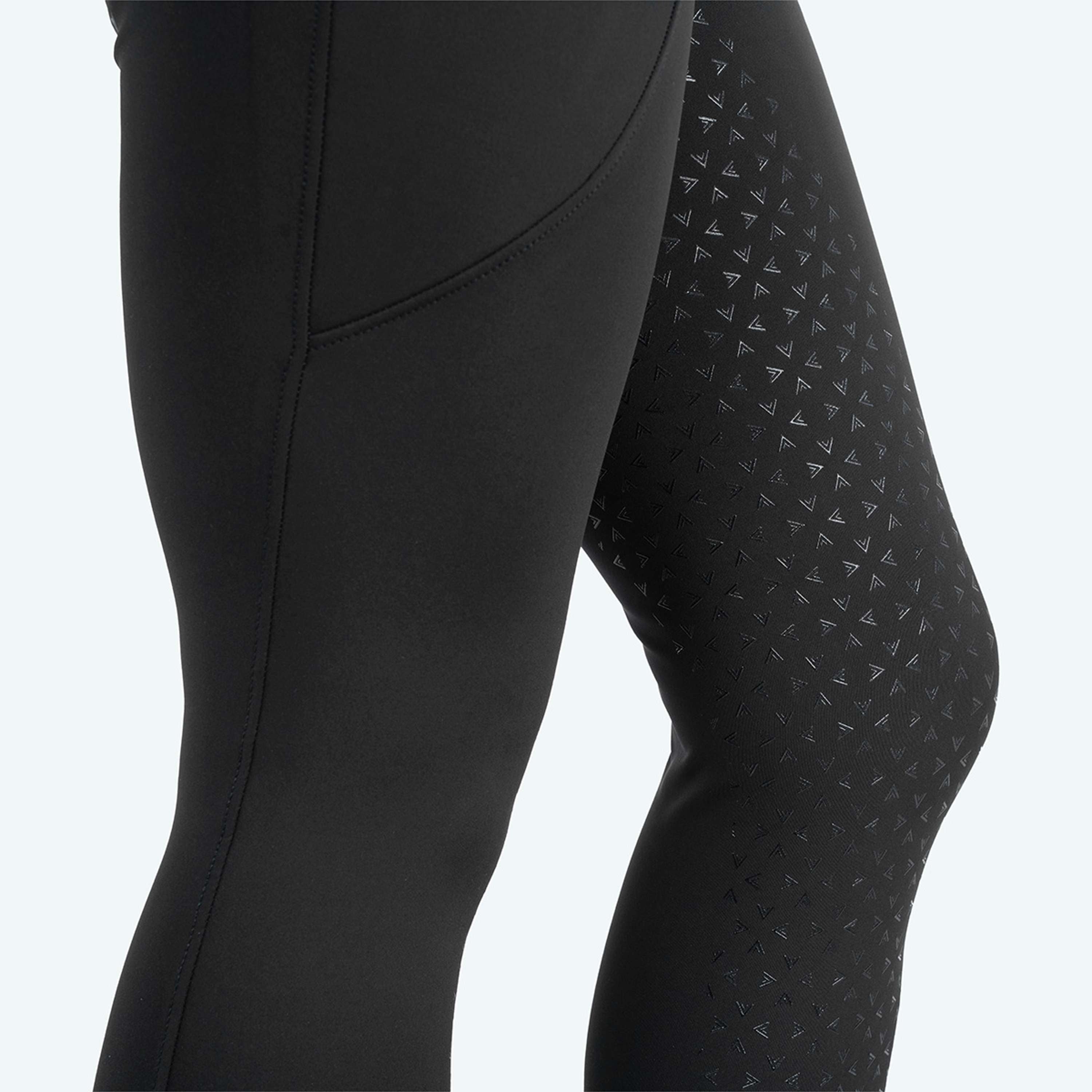 Elvera Equestrian Legging de Equitación Motion Solid Black