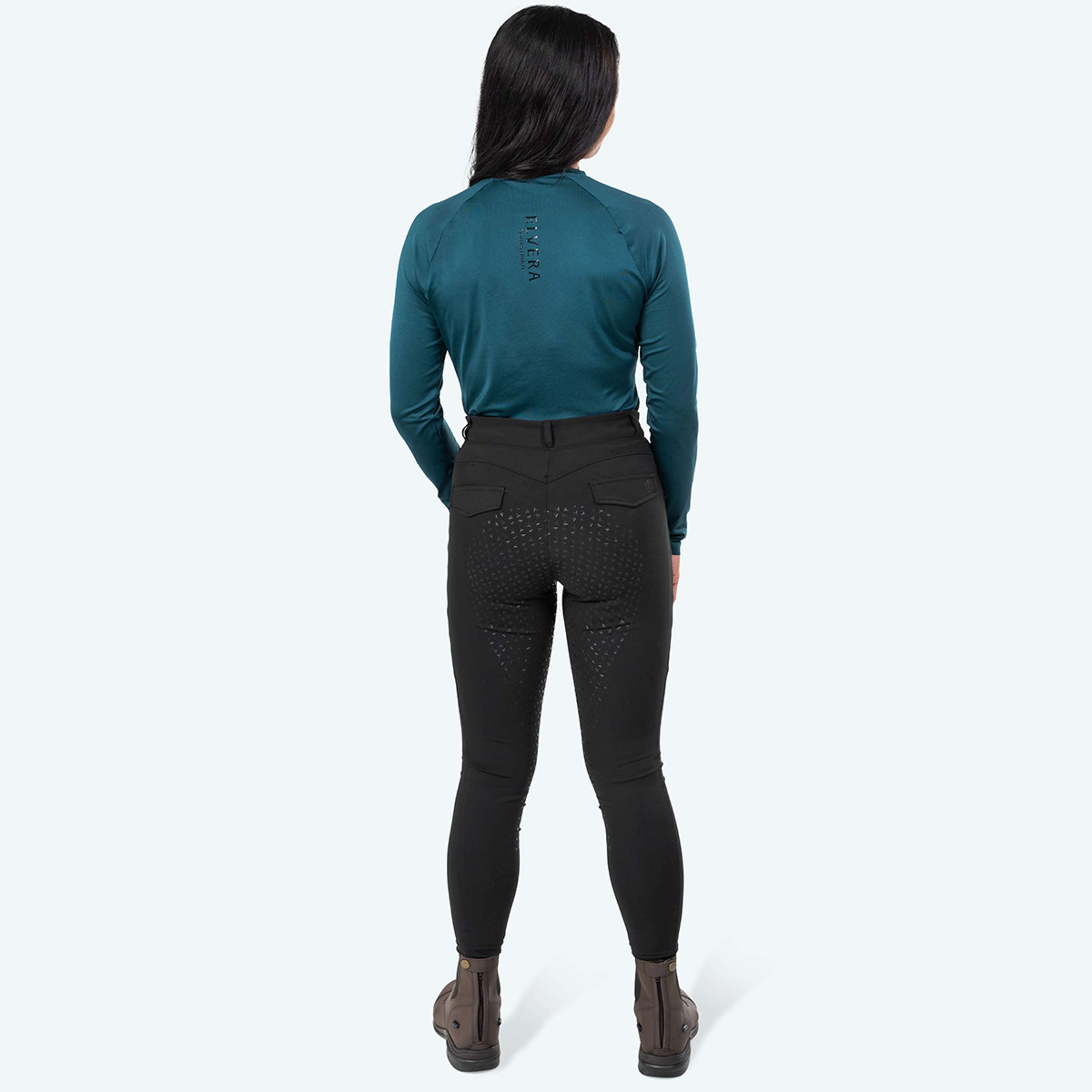 Elvera Equestrian Legging de Equitación Motion Solid Black