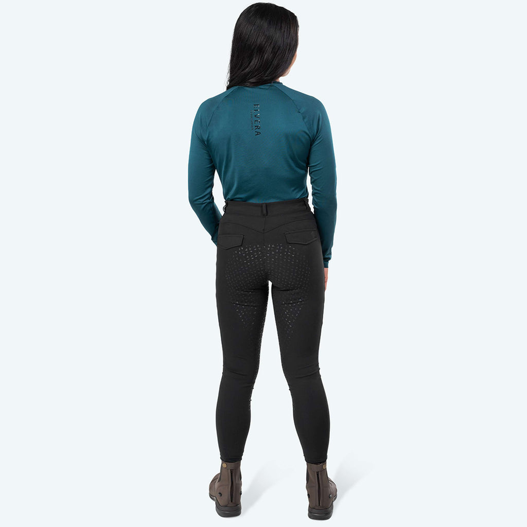 Elvera Equestrian Legging de Equitación Motion Solid Black