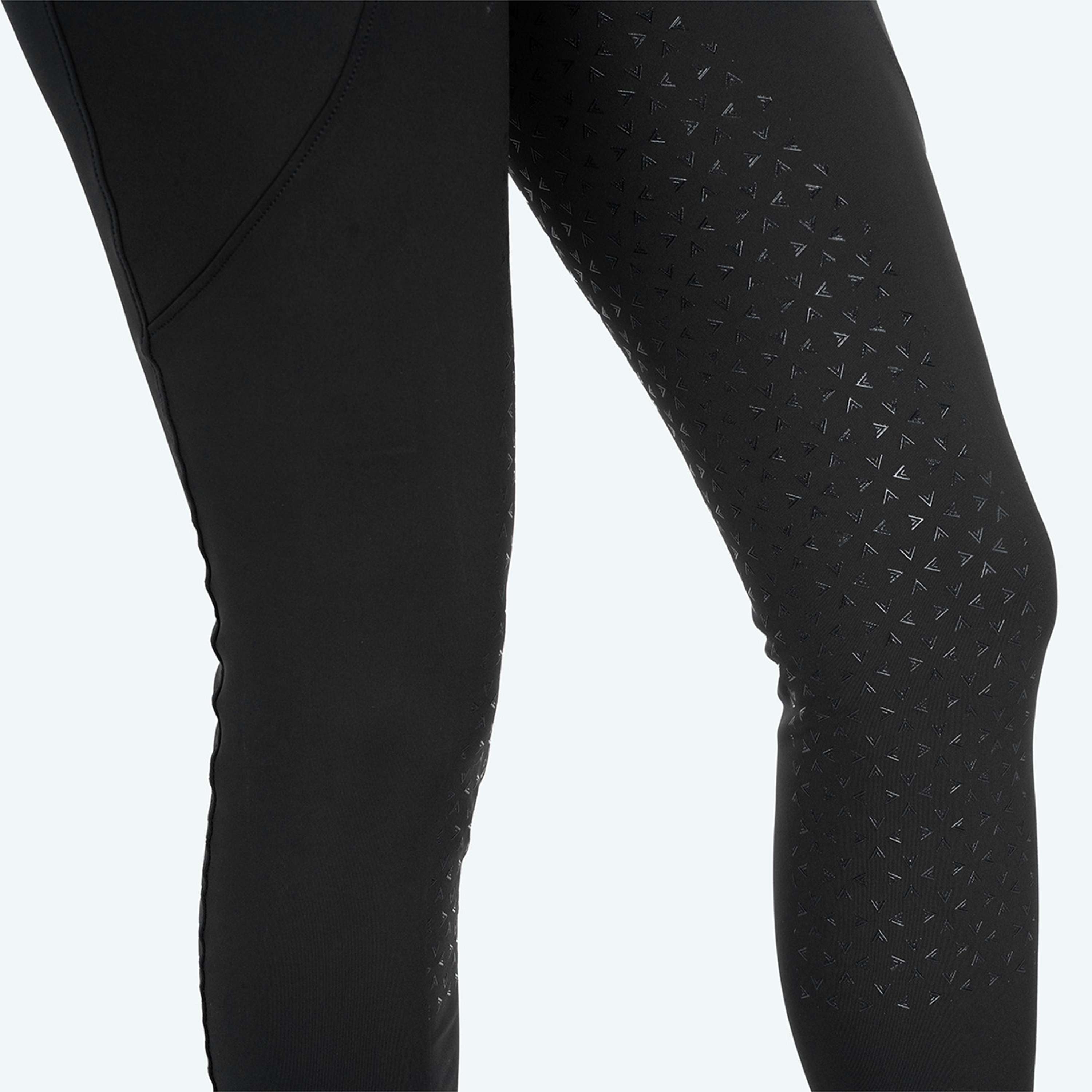 Elvera Equestrian Legging de Equitación Motion Bling Solid Black