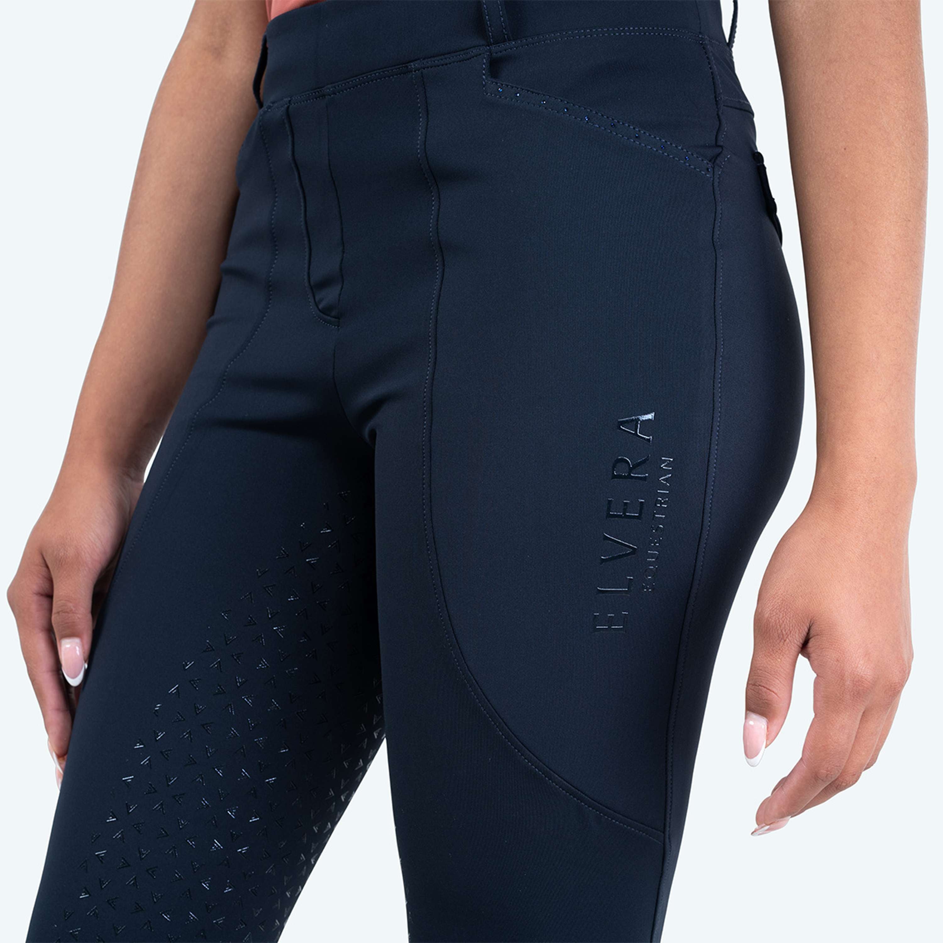 Elvera Equestrian Legging de Equitación Motion Bling Sky Captain