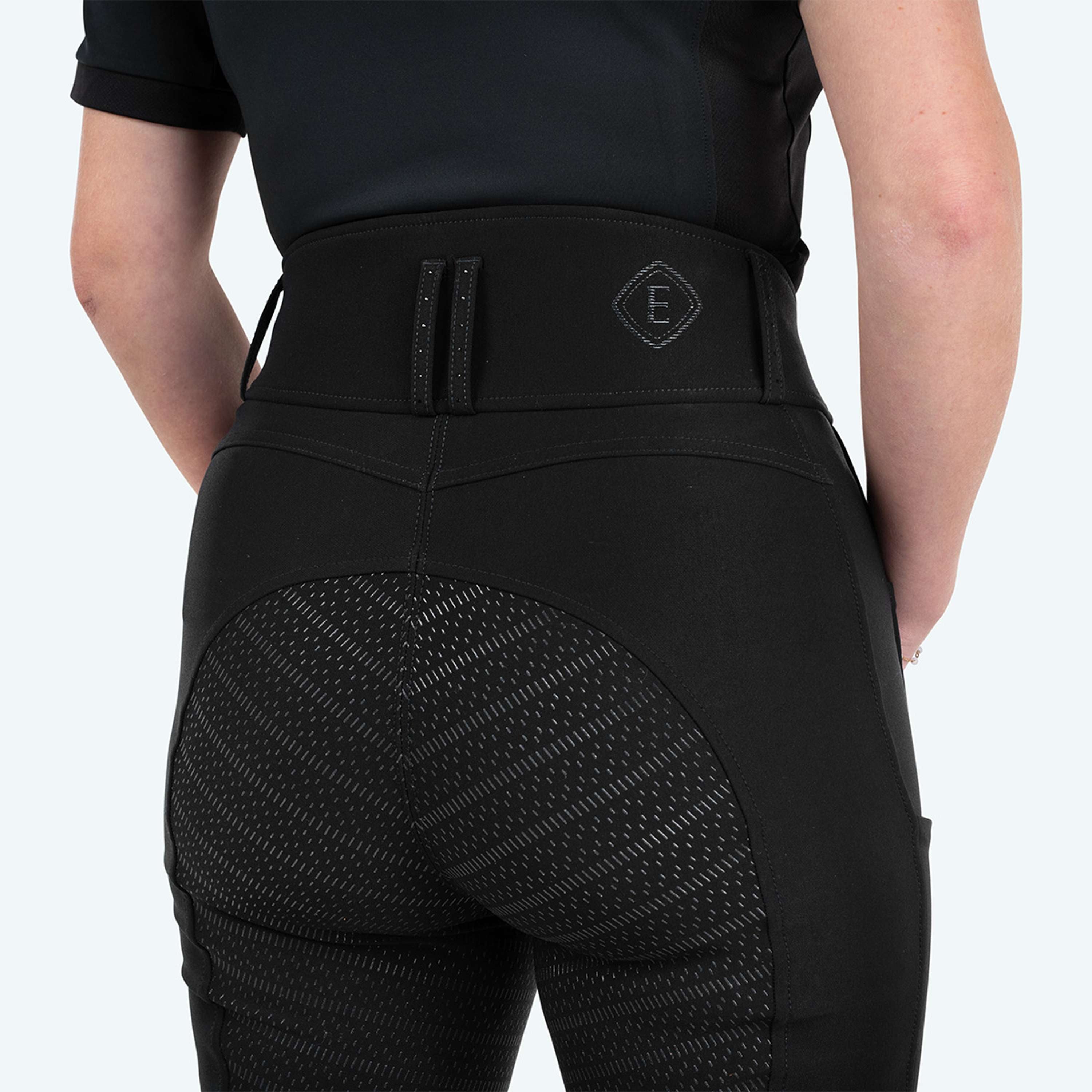 Elvera Equestrian Pantalón de Equitación Performance Bling Negro