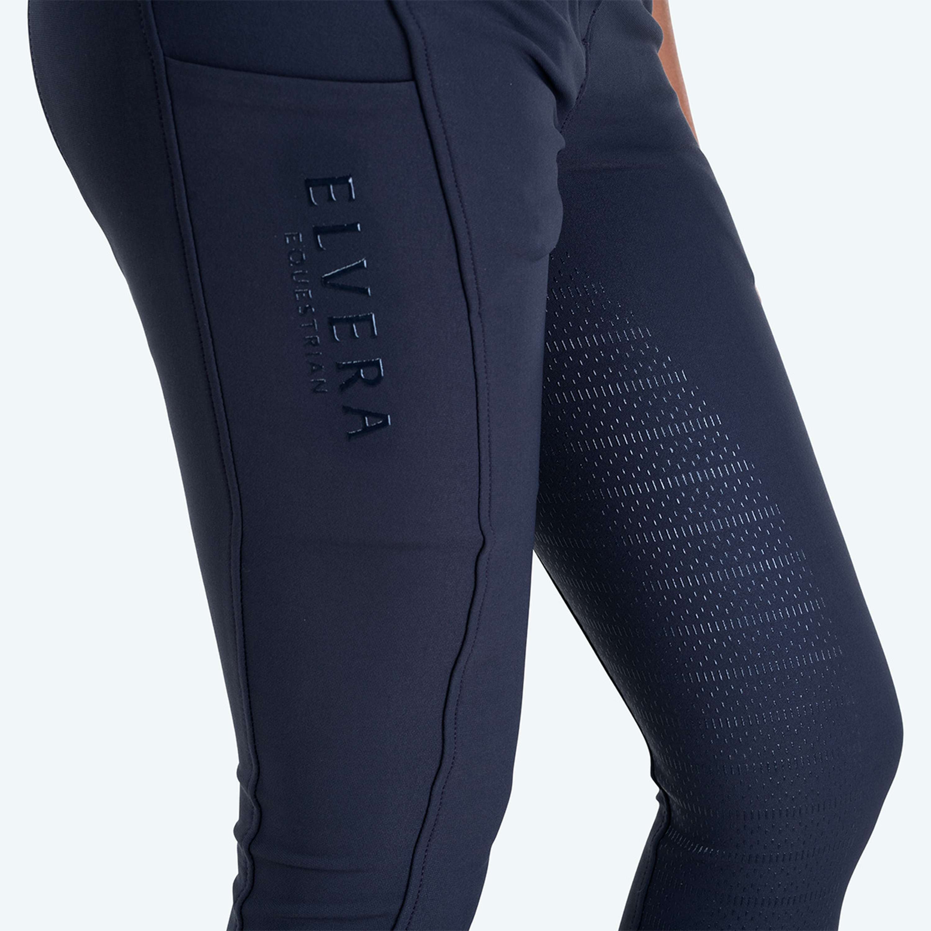 Elvera Equestrian Pantalón de Equitación Performance Bling Kings Navy