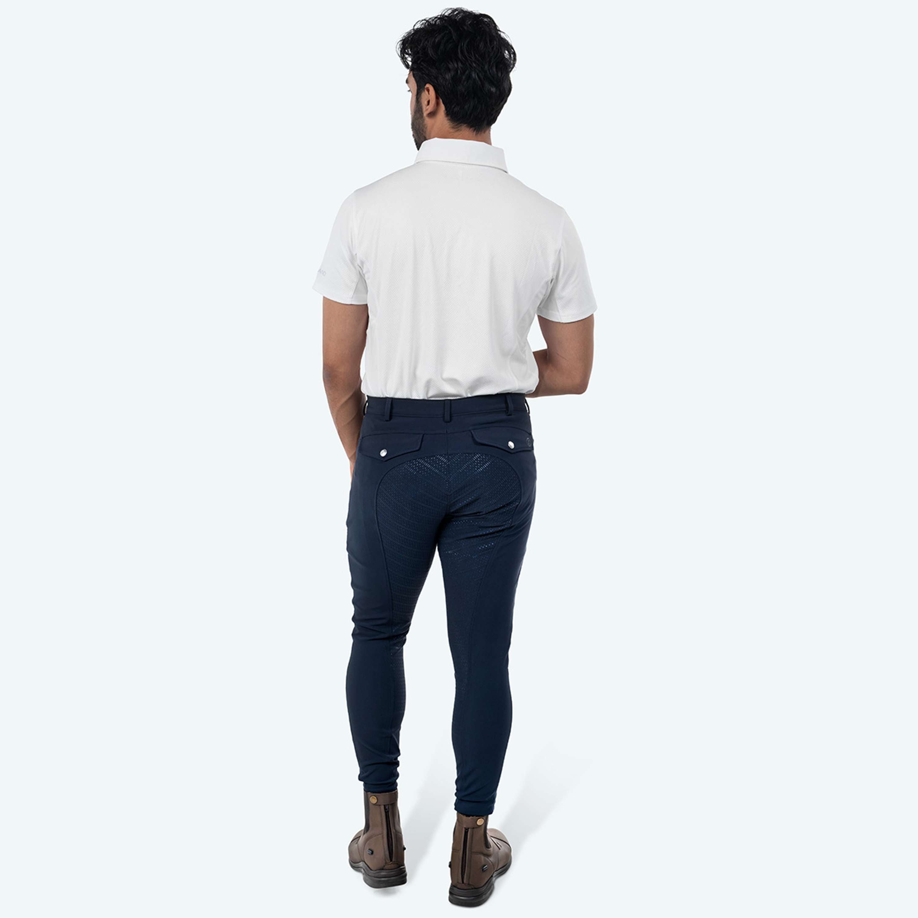 Elvera Equestrian Pantalón de Equitación Dual Core Pro Hombres Salute
