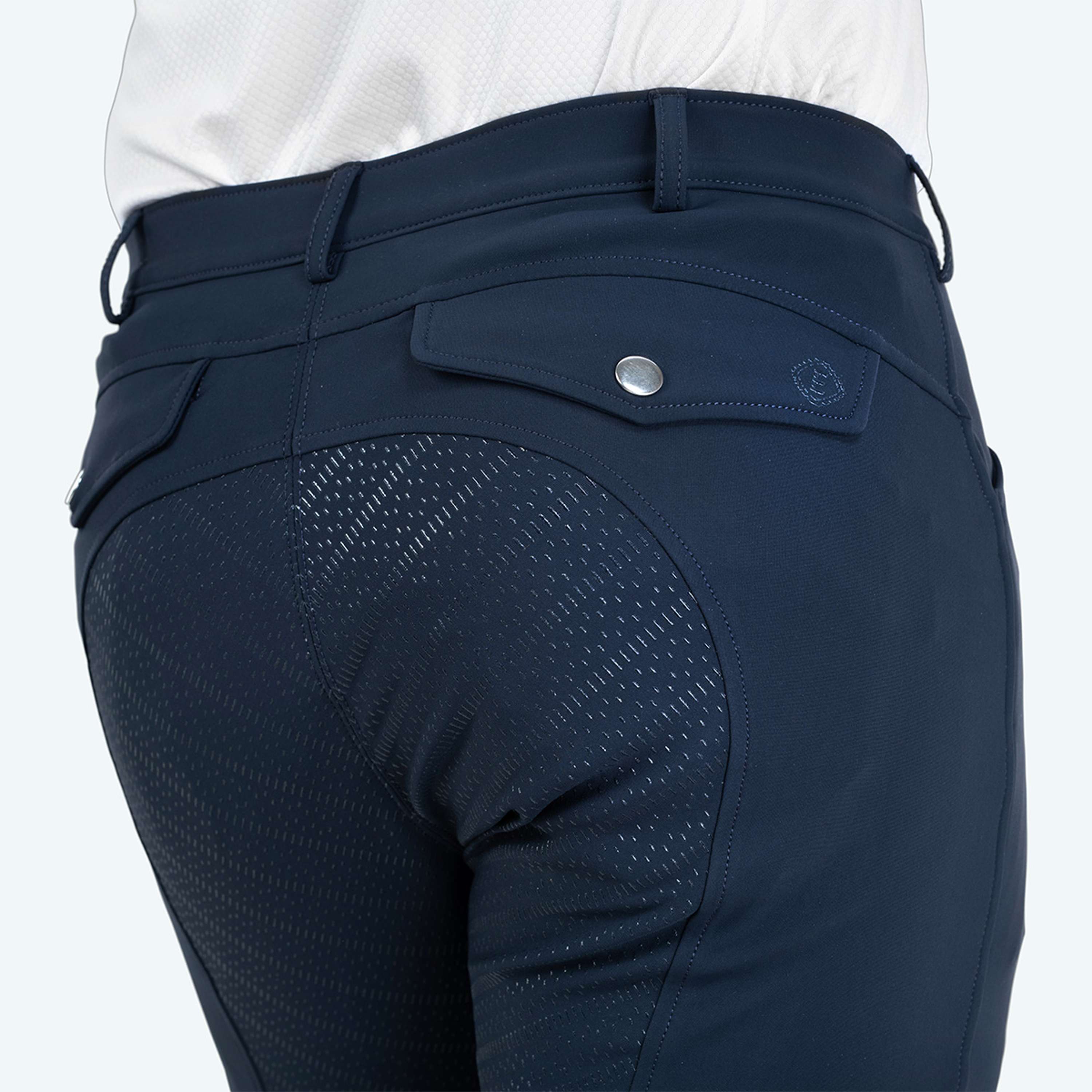 Elvera Equestrian Pantalón de Equitación Dual Core Pro Hombres Salute
