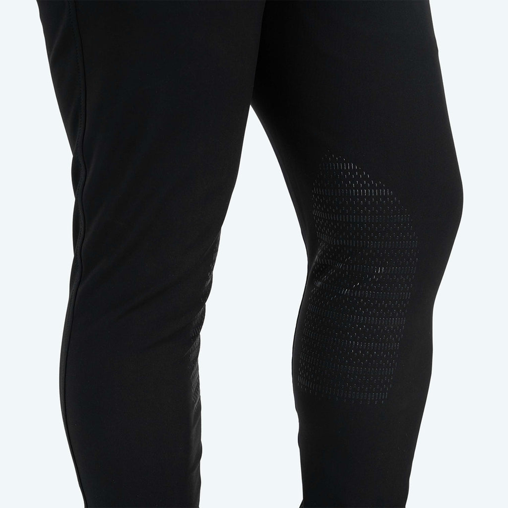 Elvera Equestrian Pantalón de Equitación Dual Core Pro Half Seat Hombres Negro