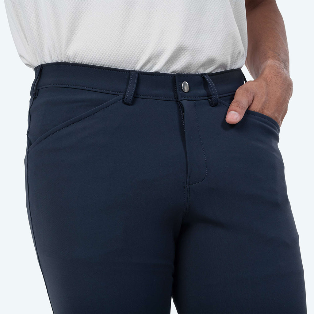 Elvera Equestrian Pantalón de Equitación Dual Core Pro Half Seat Hombres Salute