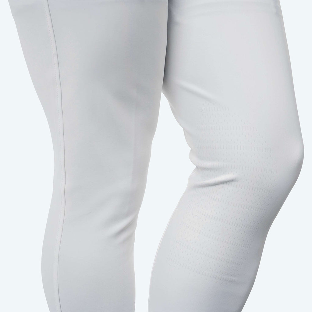 Elvera Equestrian Pantalón de Equitación Sensitive Pro Half Seat Hombres Blanco