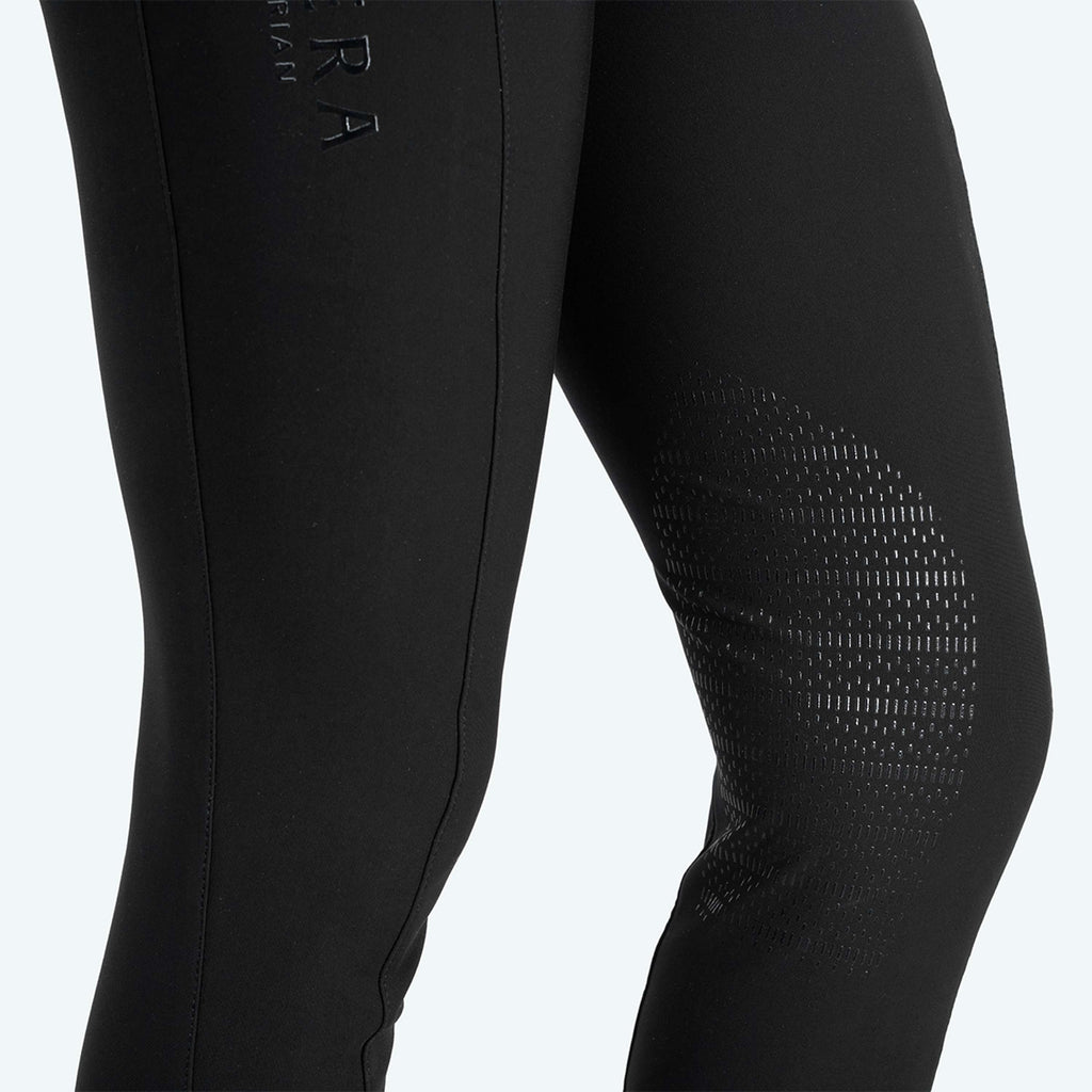 Elvera Equestrian Pantalón de Equitación Dual Core Pro Half Seat Negro