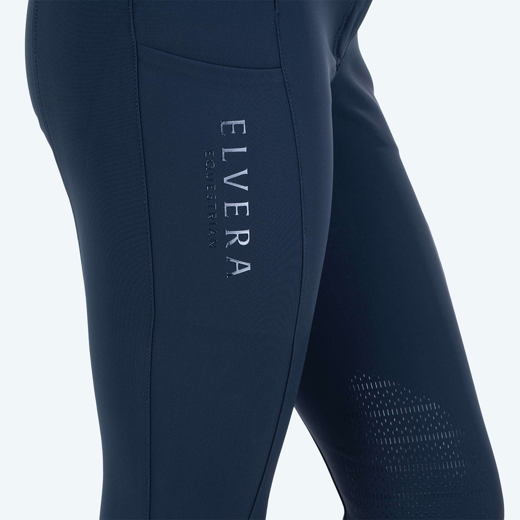 Elvera Equestrian Pantalón de Equitación Dual Core Pro Half Seat Salute