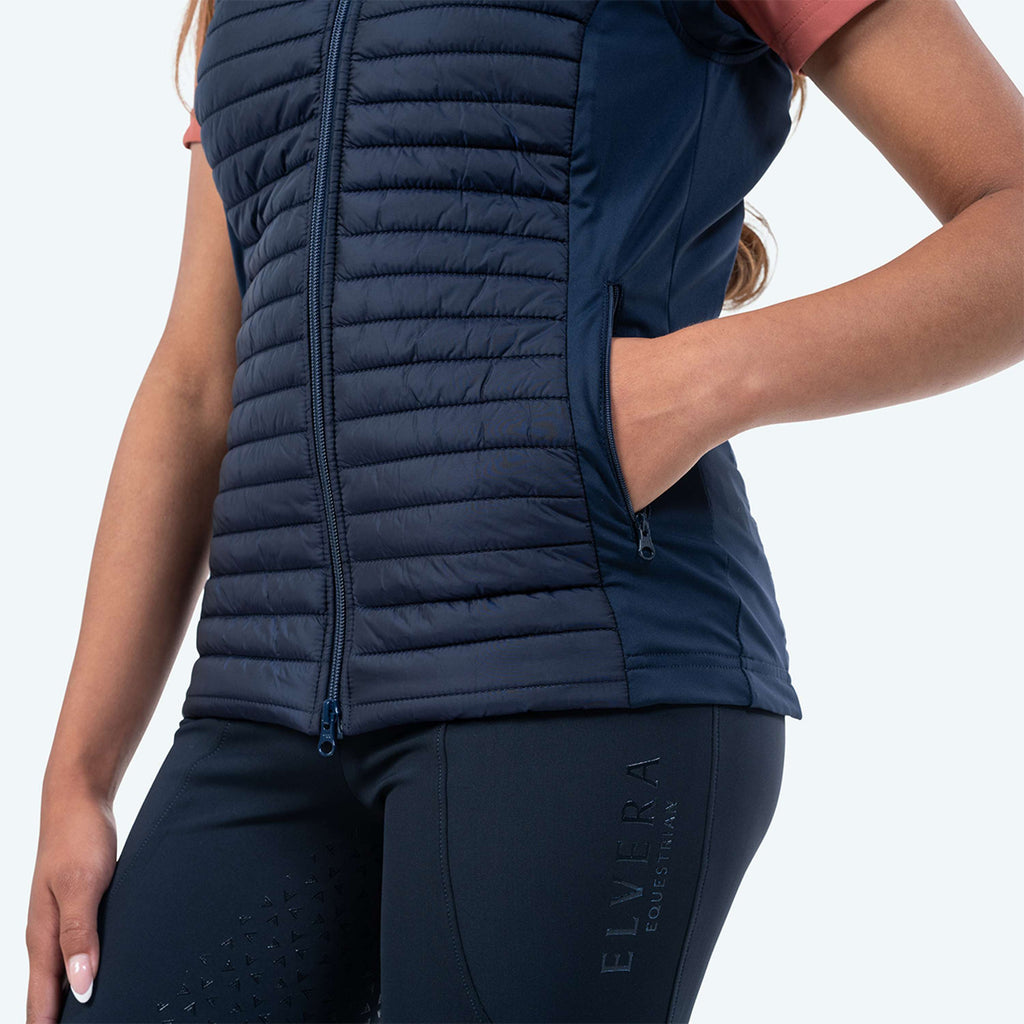 Elvera Equestrian Chaleco EEBaroness Metalic Navy