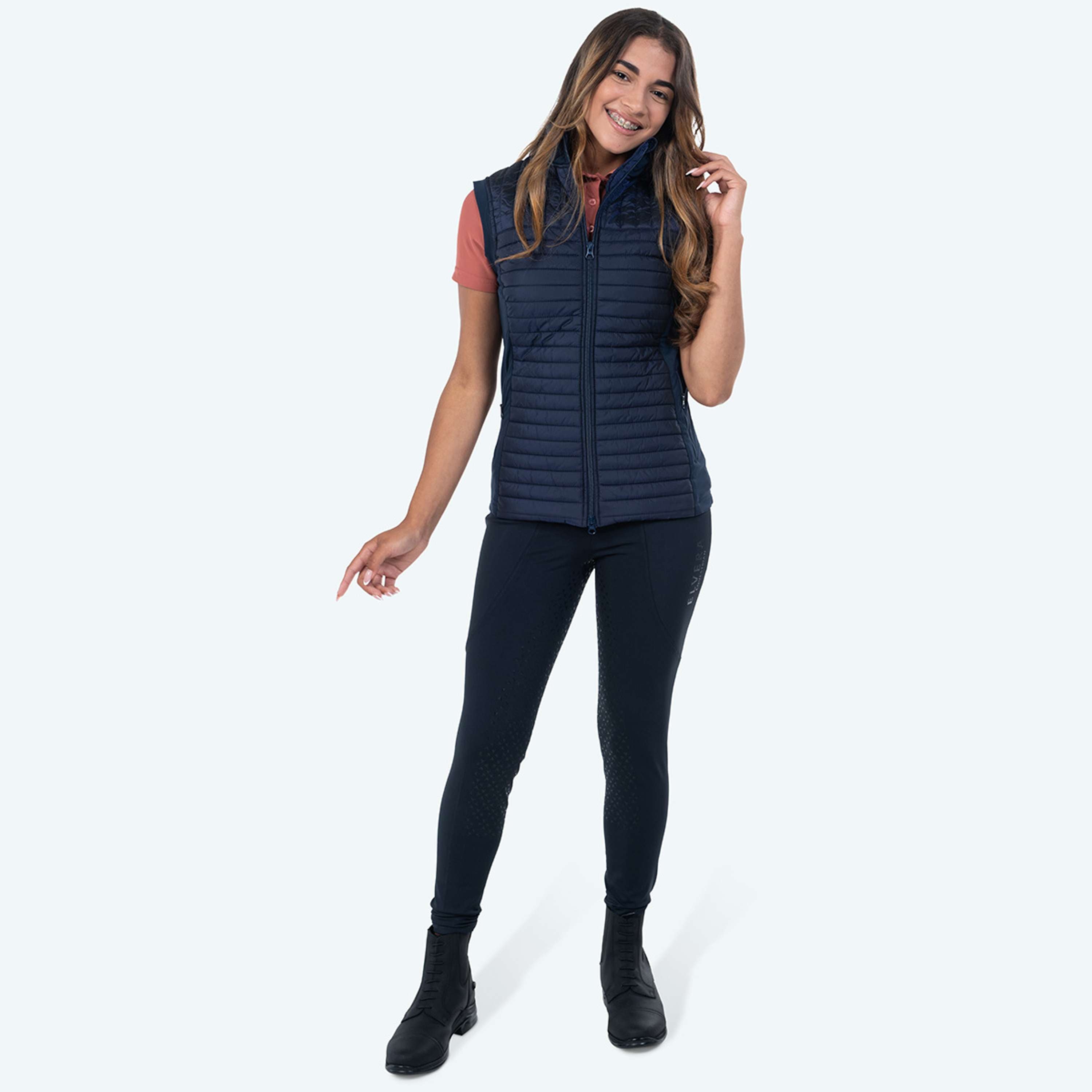 Elvera Equestrian Chaleco EEBaroness Metalic Navy
