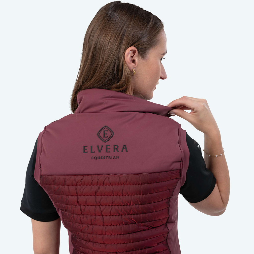 Elvera Equestrian Chaleco EEBaroness Metalic Burgundy