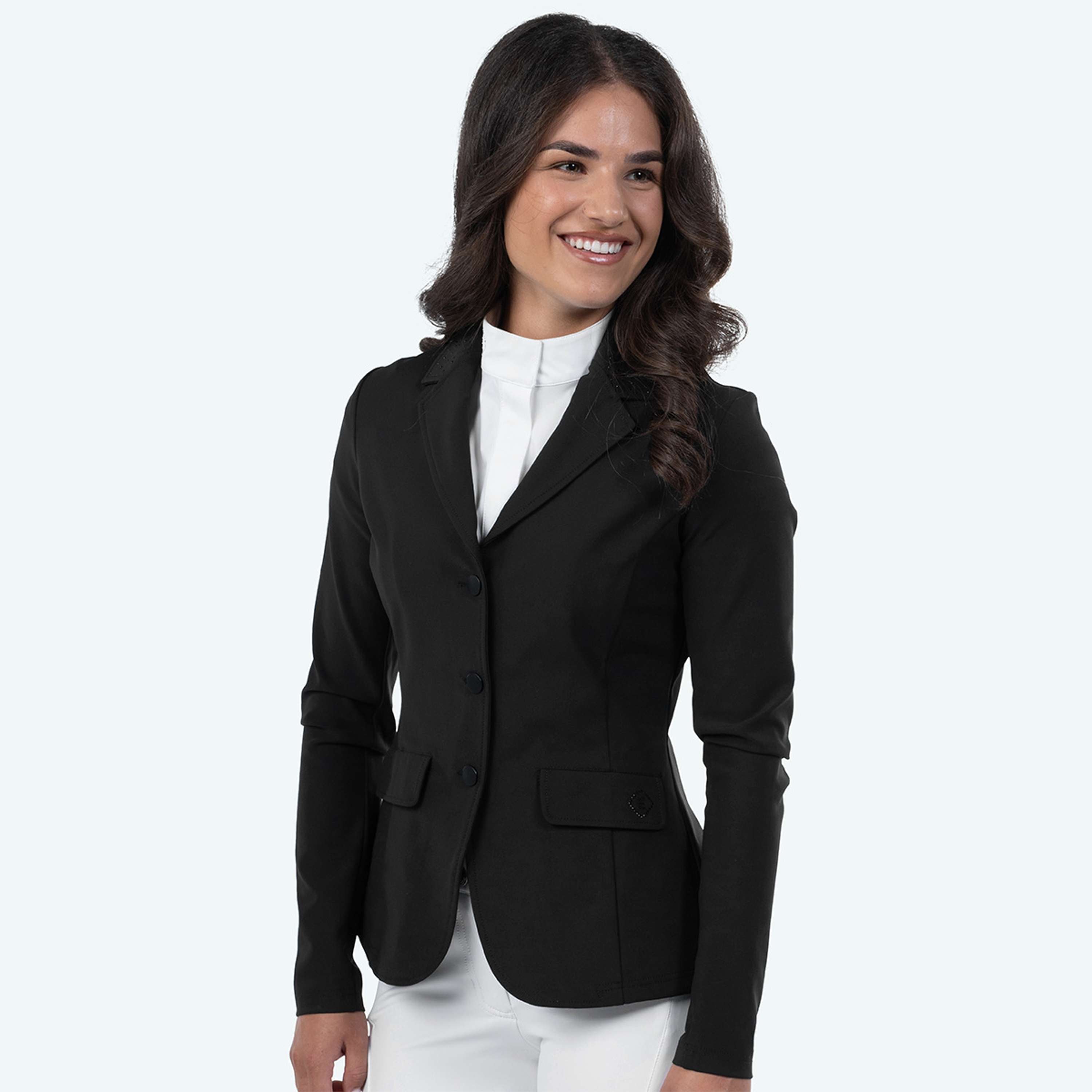 Elvera Equestrian Chaqueta de Competición EEChica Bling Negro