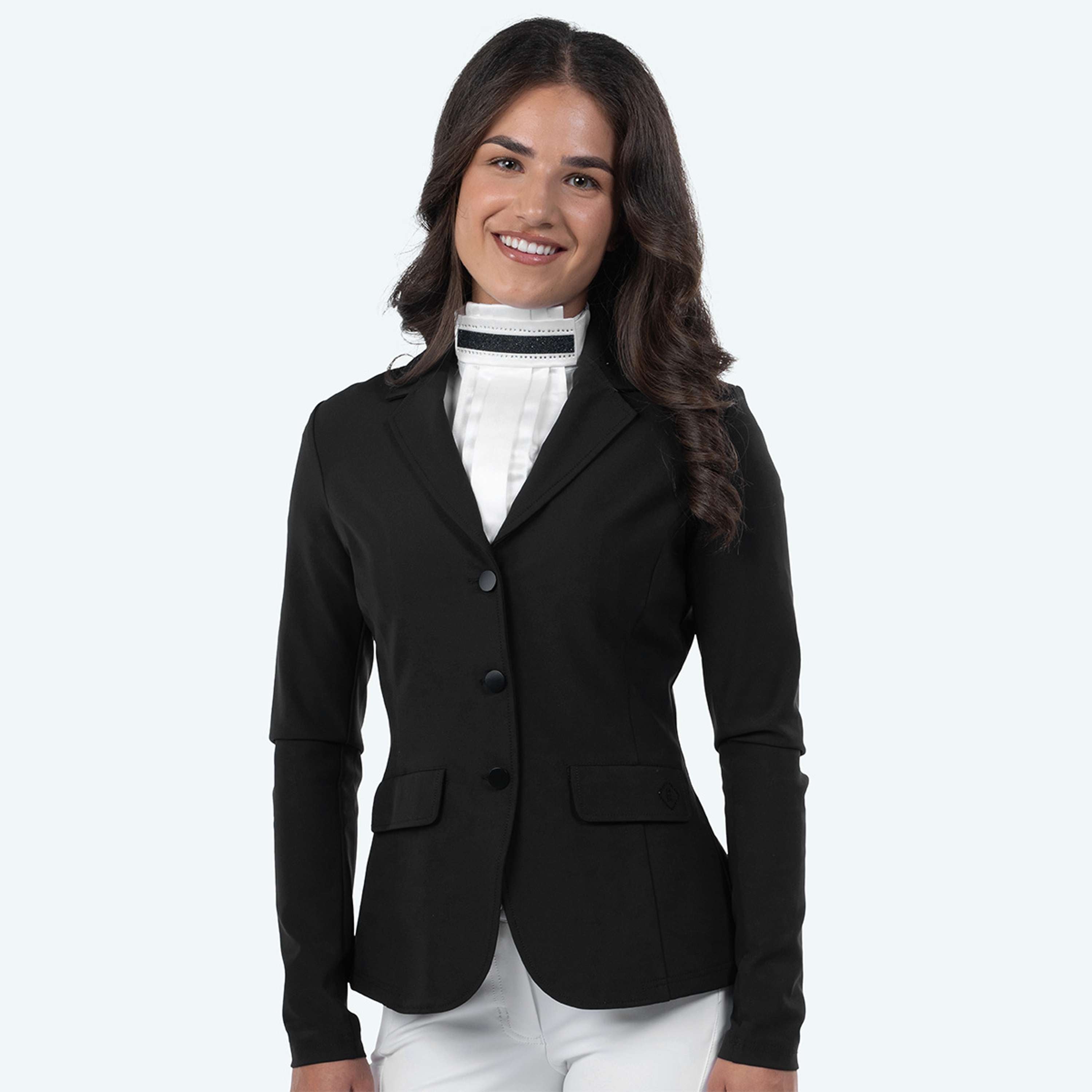 Elvera Equestrian Chaqueta de Competición EEChica Bling Negro