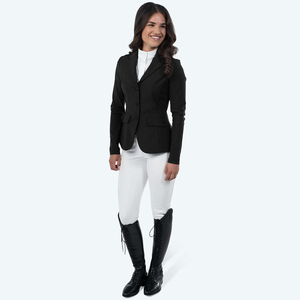Elvera Equestrian Chaqueta de Competición EEChica Bling Negro