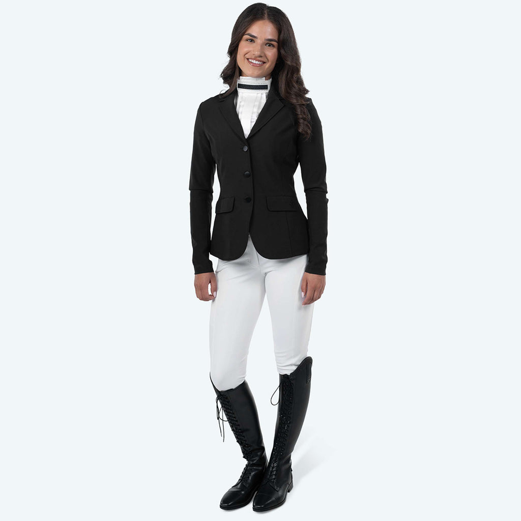 Elvera Equestrian Chaqueta de Competición EEChica Bling Negro