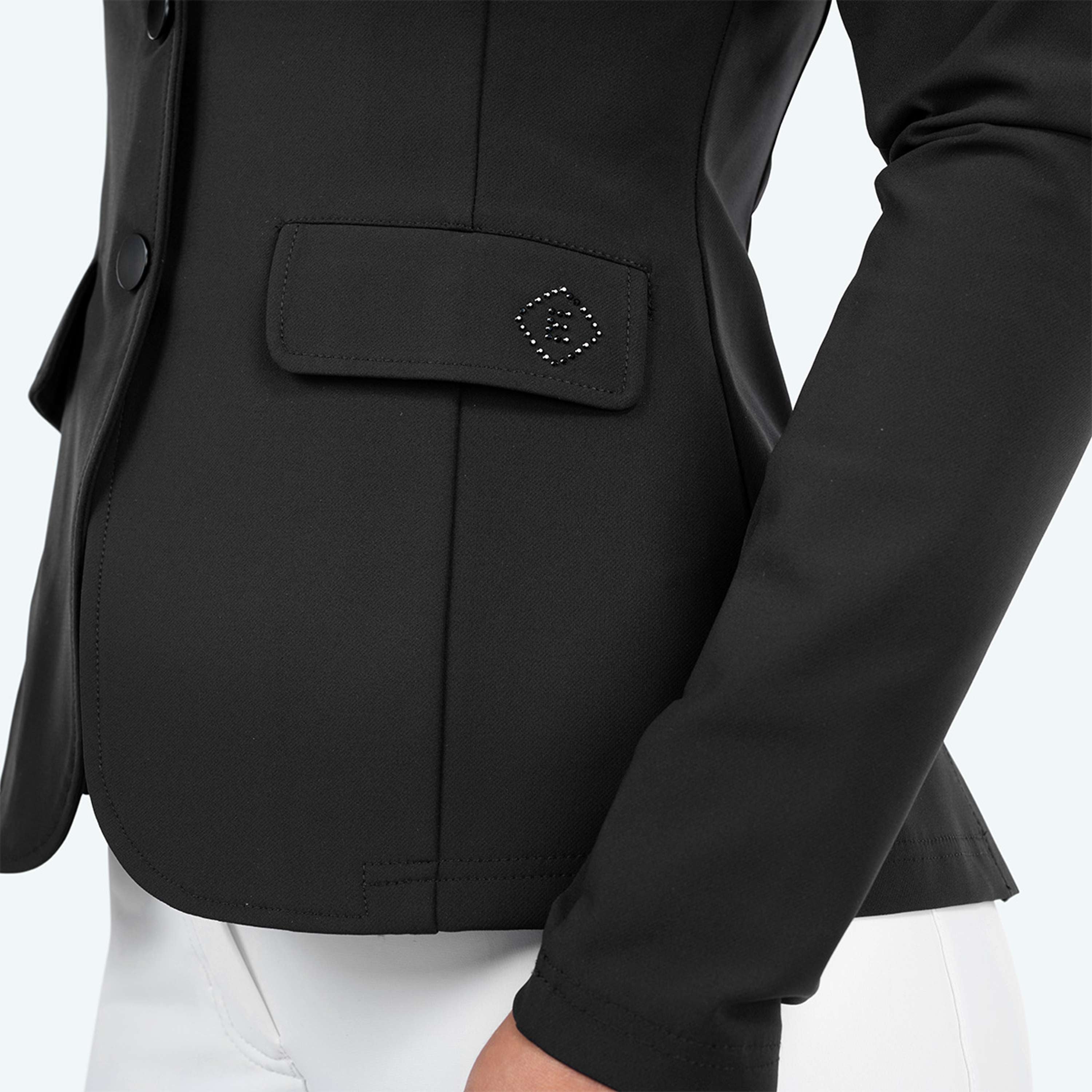 Elvera Equestrian Chaqueta de Competición EEChica Bling Negro
