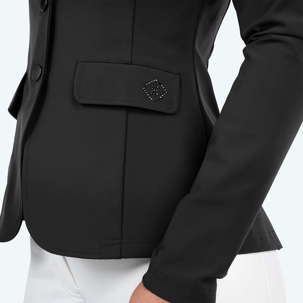 Elvera Equestrian Chaqueta de Competición EEChica Bling Negro