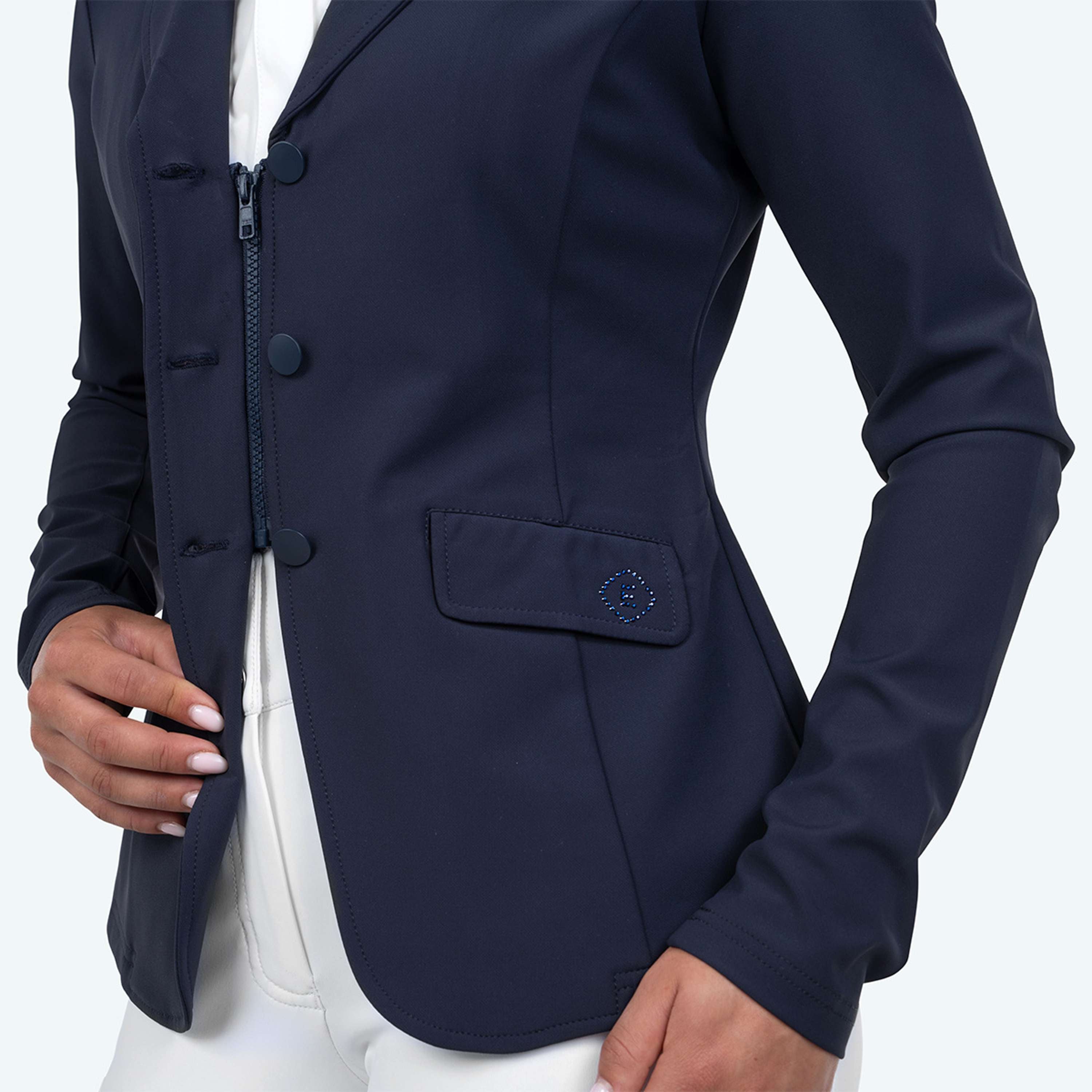 Elvera Equestrian Chaqueta de Competición EEChica Bling Navy