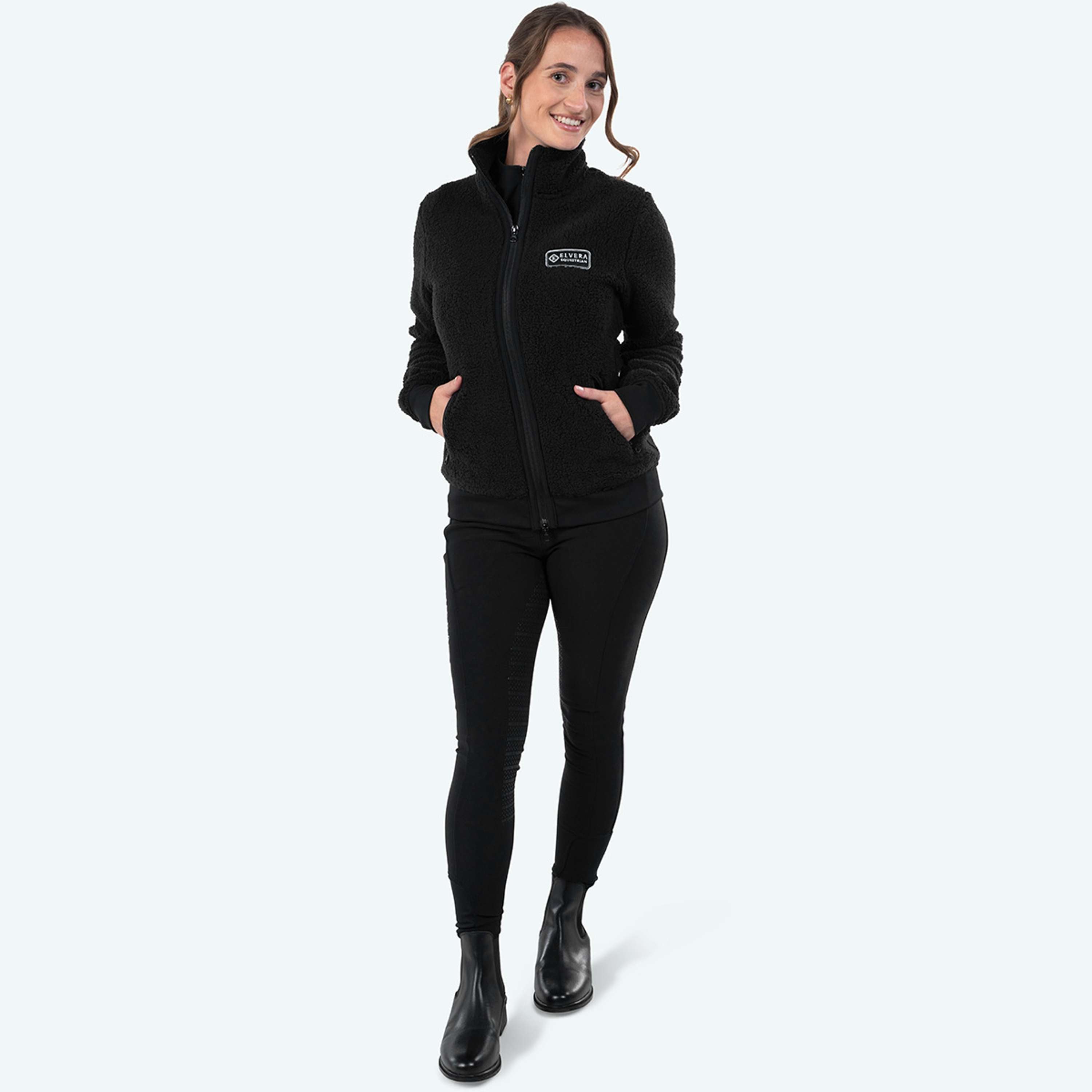 Elvera Equestrian Chaleco Polar EEDaphne Negro