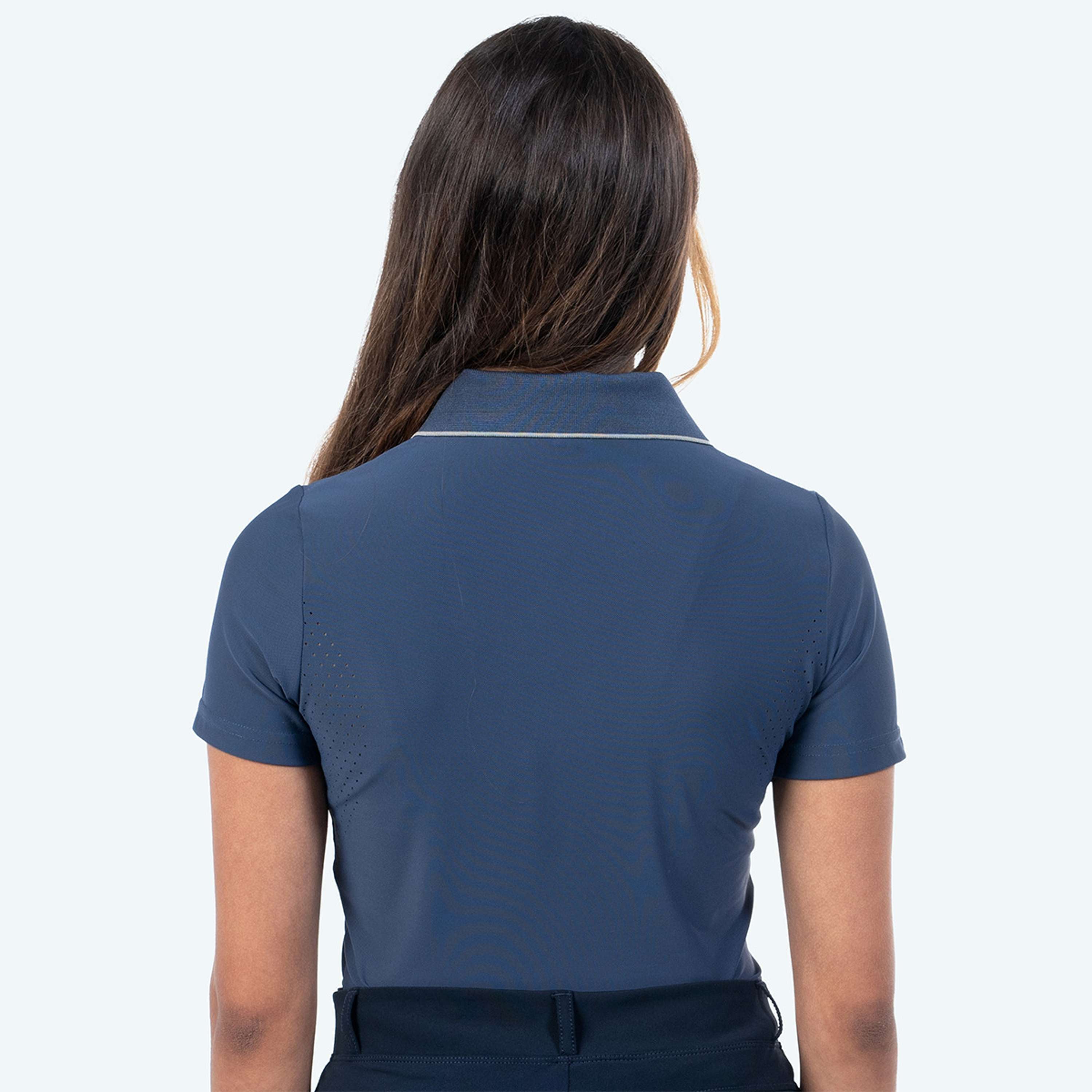 Elvera Equestrian Poloshirt EEKitty Lunar/Moon Indigo