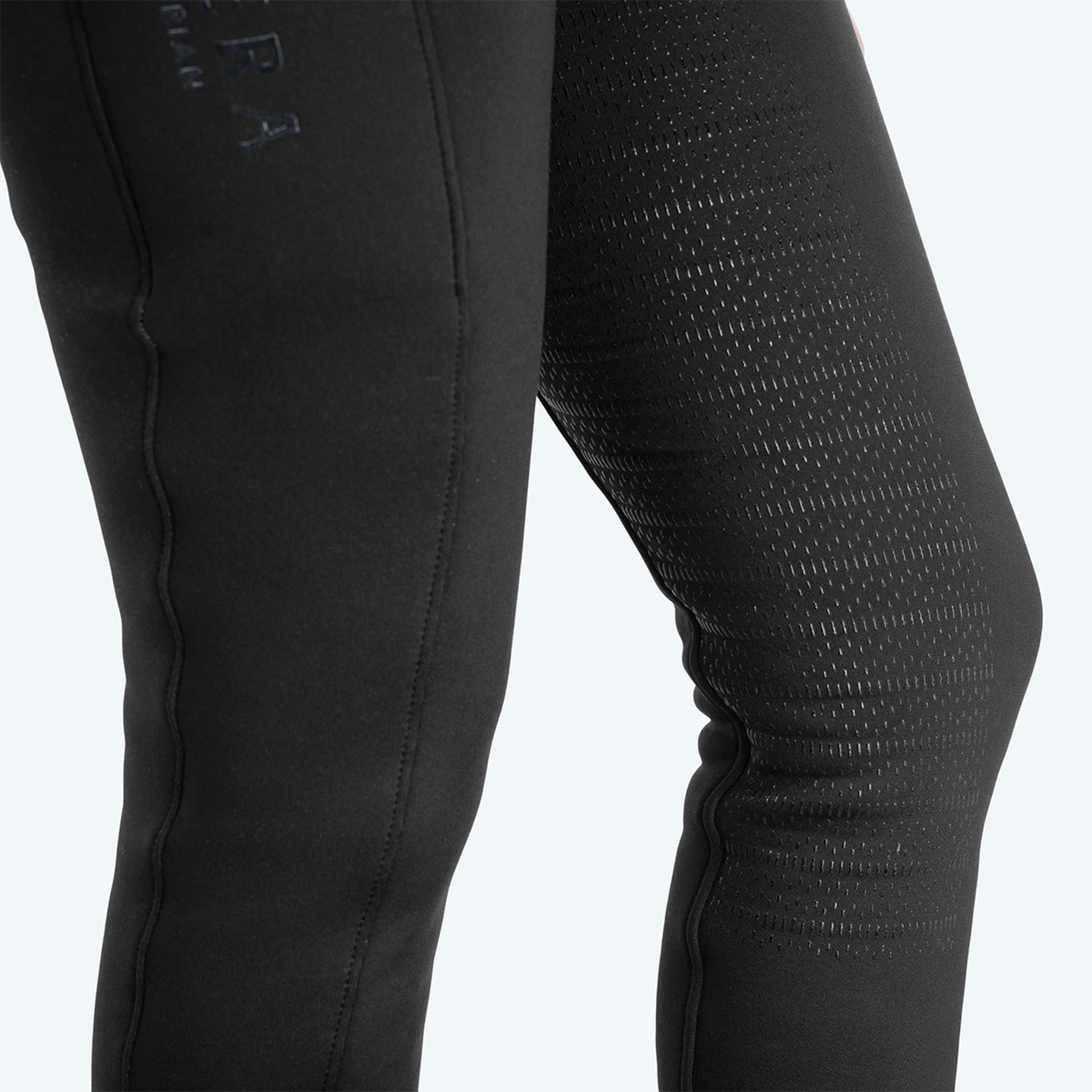 Elvera Equestrian Pantalón de Equitación Teddy Winter Pro Negro